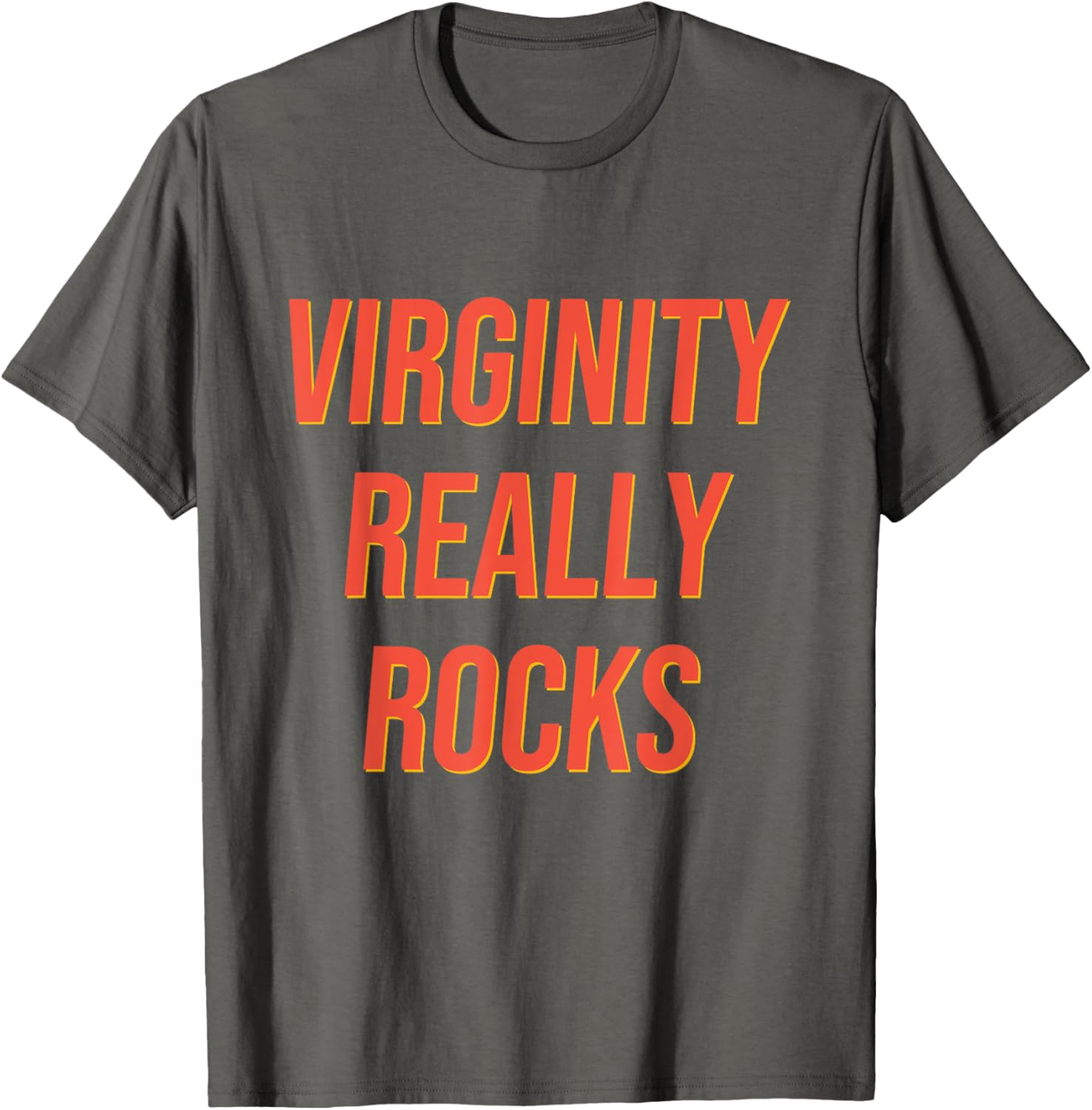 Funny Virginity Rocks T-Shirt for Men and Women - Humorous Graphic Tee - 16