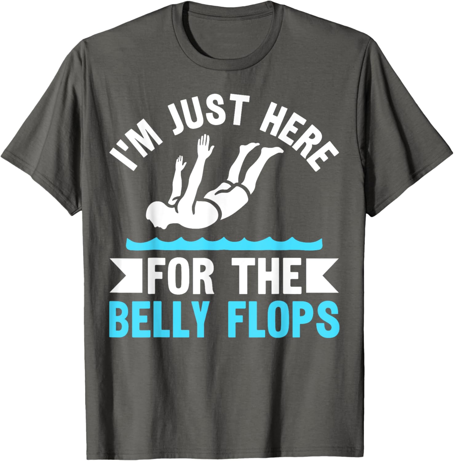 Bellyflop Champion T-Shirt for Experts in Fun Dive Competitions - 1