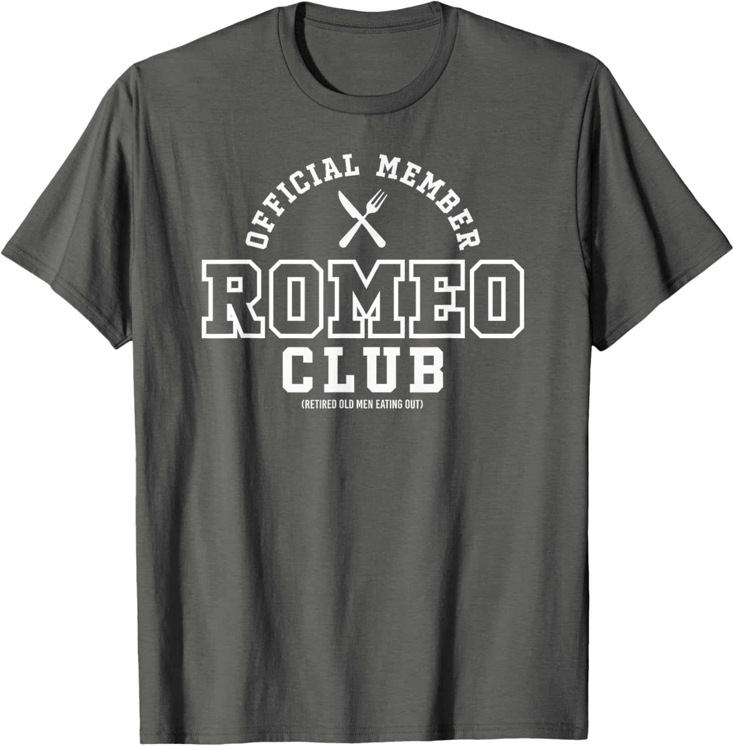Official Member ROMEO Club White Print T-Shirt for Stylish Comfort - 13