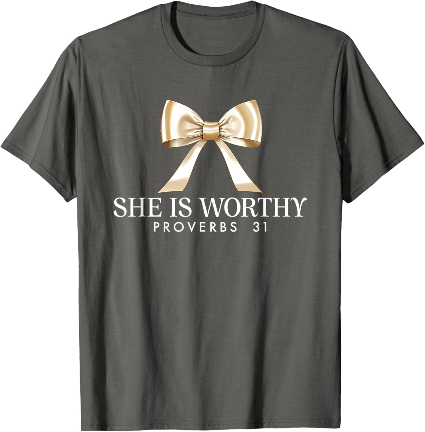 She Is Worthy Proverbs 31 Faith T-Shirt for Women - Inspirational Apparel - 18