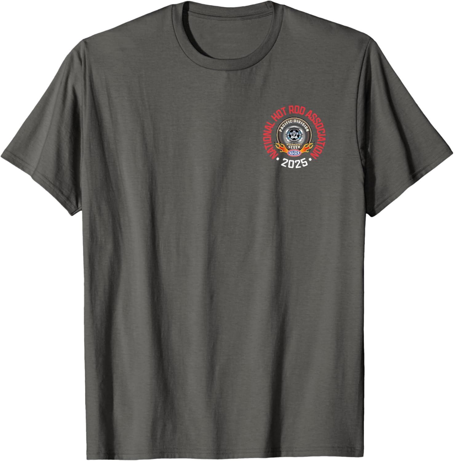 NHRA Pacific Division Circle Logo T-Shirt for Racing Fans and Enthusiasts - 17