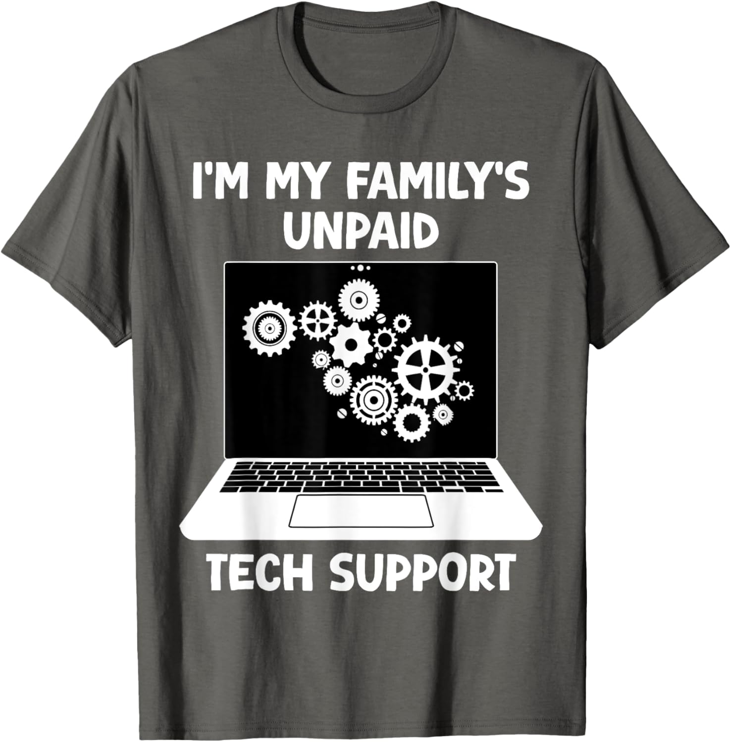 Funny Computer Engineer T-Shirt for Unpaid Tech Support Heroes - 18