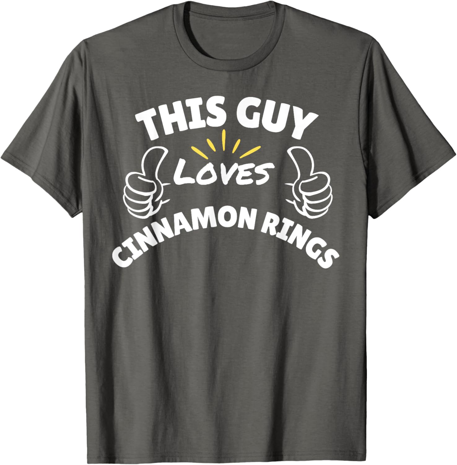Funny Cinnamon Rings Graphic T-Shirt for Food Lovers and Snacks Fans - 2