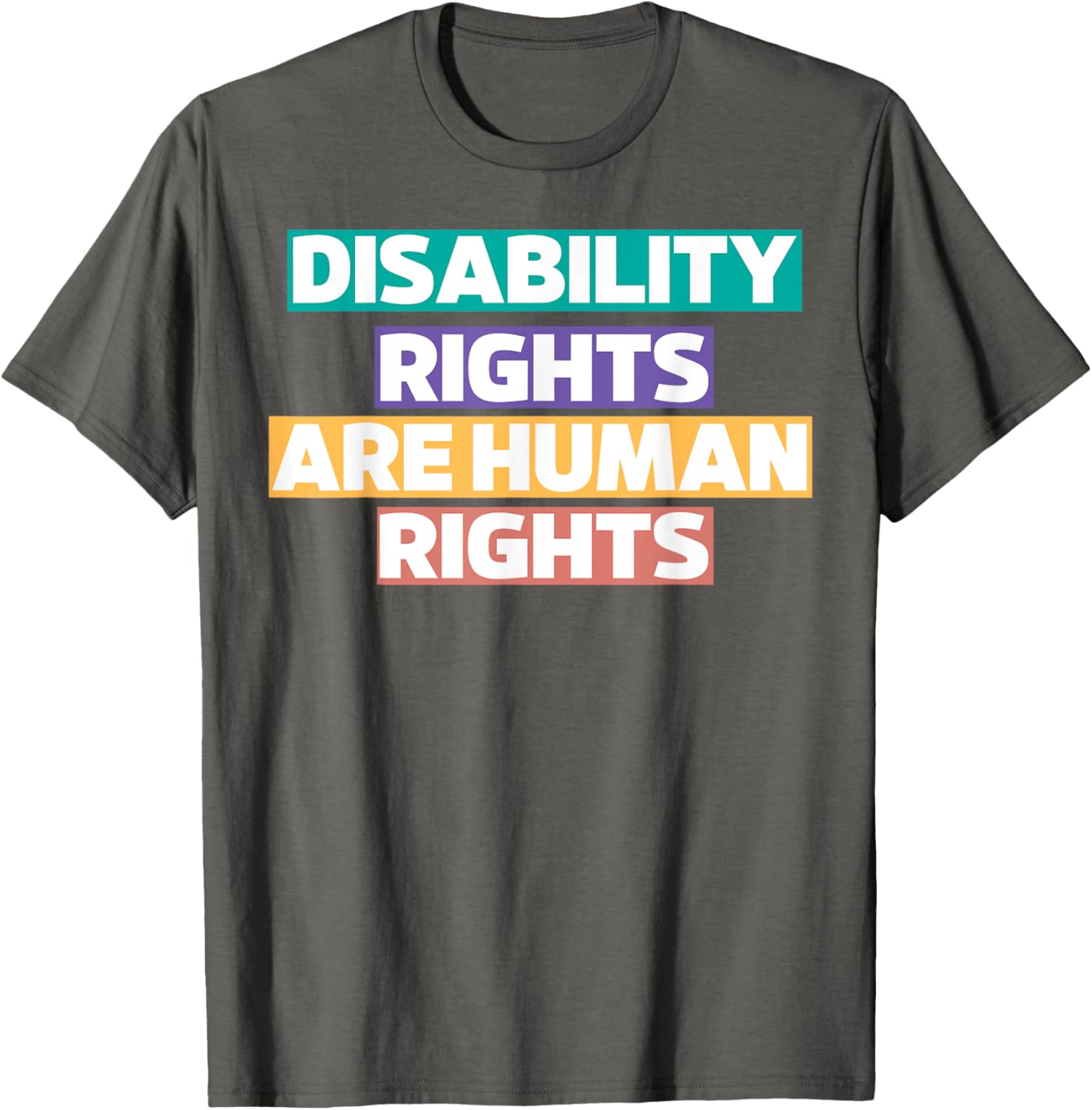 Disability Rights Are Human Rights T-Shirt for Advocacy and Style - 12