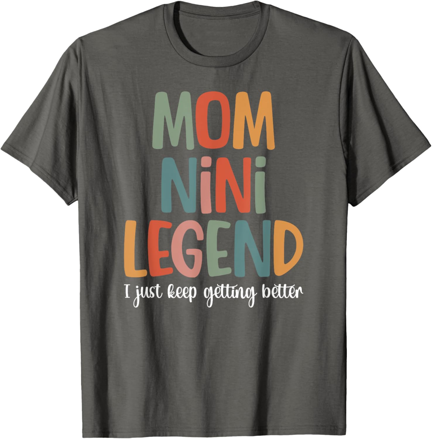 Mom Nini Legend T-Shirt for Grandmothers – Cute and Stylish Gift Idea - 12