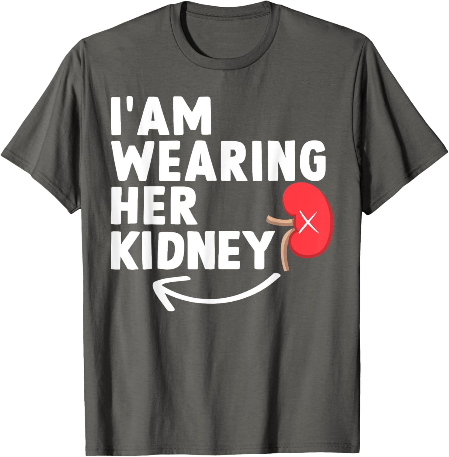 Funny Kidney Transplant Donor Wife T-Shirt for Supportive Families - 11
