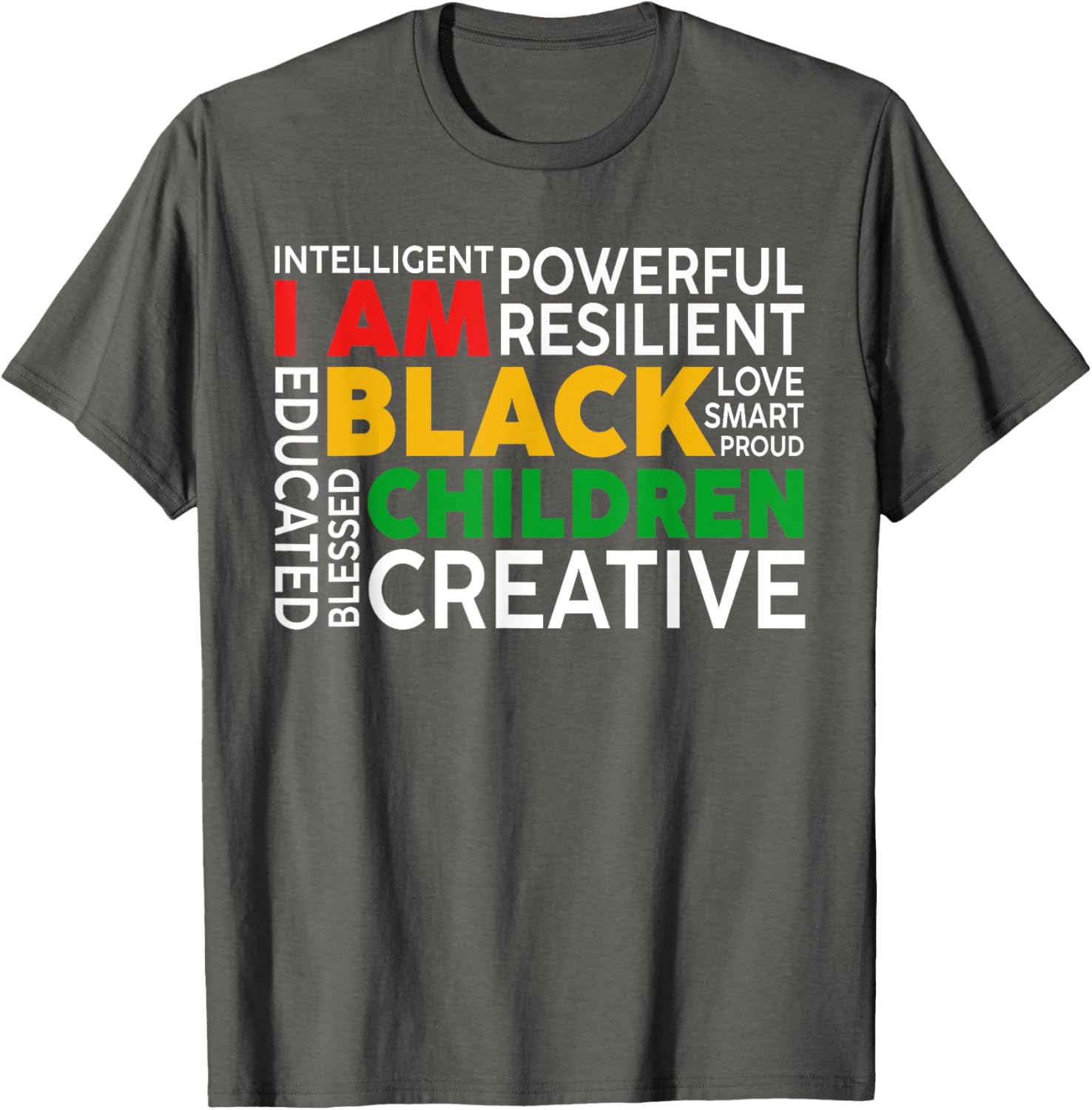 I Am Black Kids T-Shirt for Boys and Girls - Celebrate Black History Month - 5