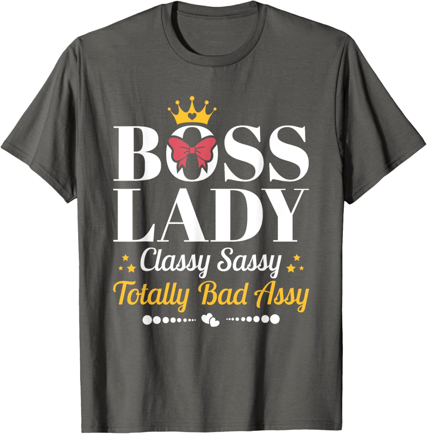 Boss Lady Classy Sassy T-Shirt for Female Boss Appreciation Gifts - 15