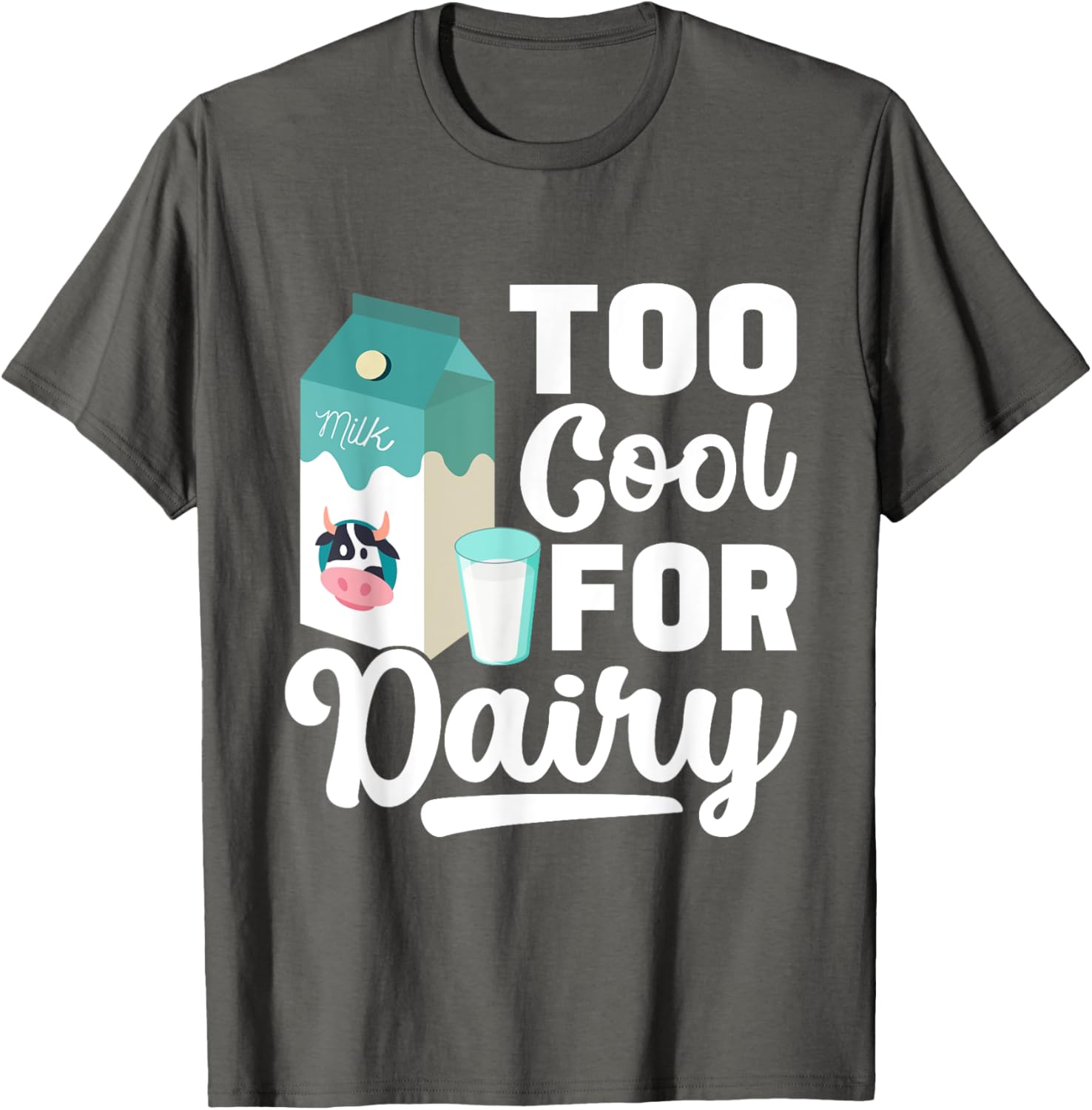 Cute Lactose Intolerance Boy T-Shirt for Dairy Allergy Awareness - 6