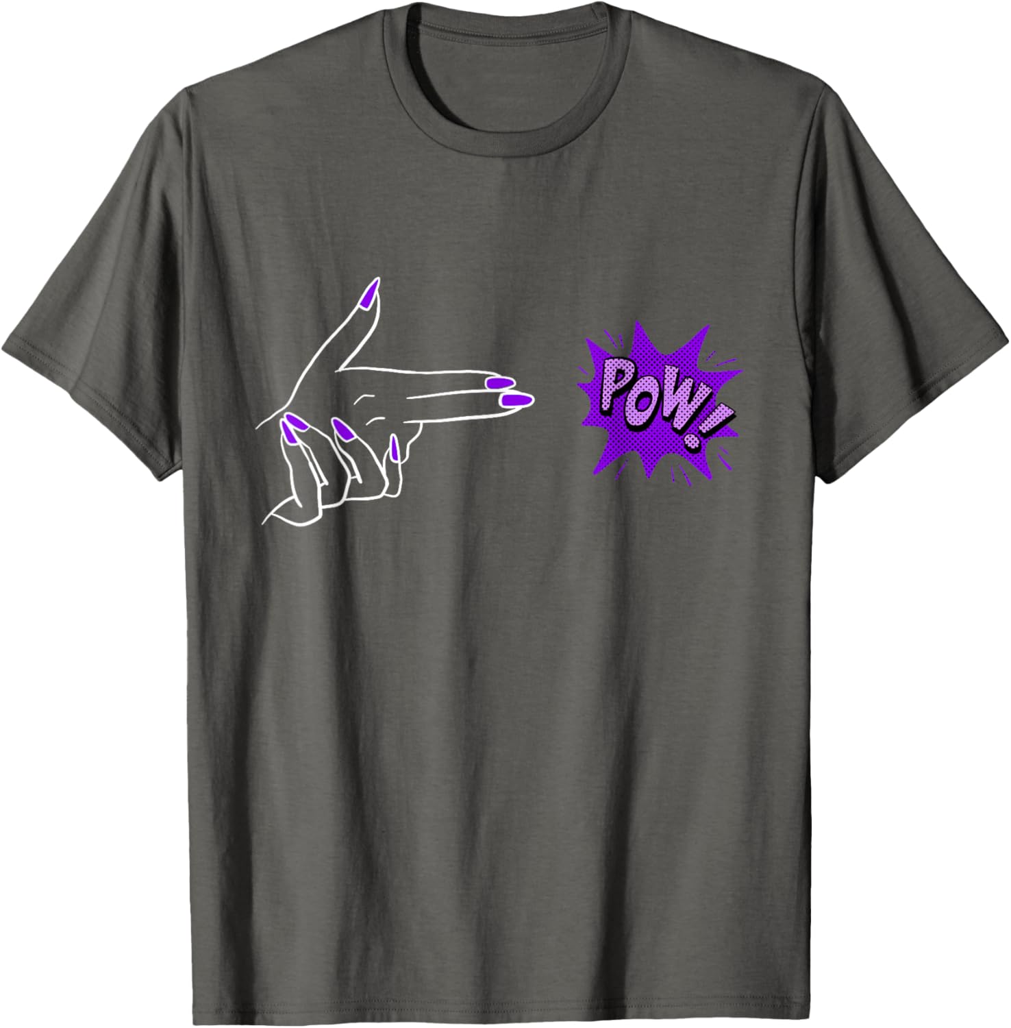 Purple Boy Bye Graphic T-Shirt for Trendy Casual Style and Comfort - 7
