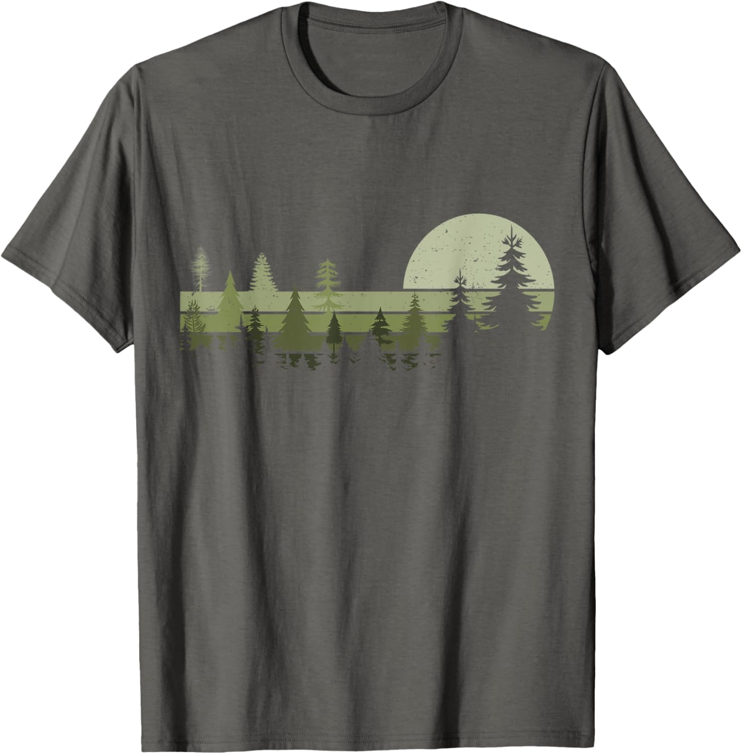 Retro Wildlife Trees Hiking T-Shirt for Nature Lovers and Outdoor Enthusiasts - 9