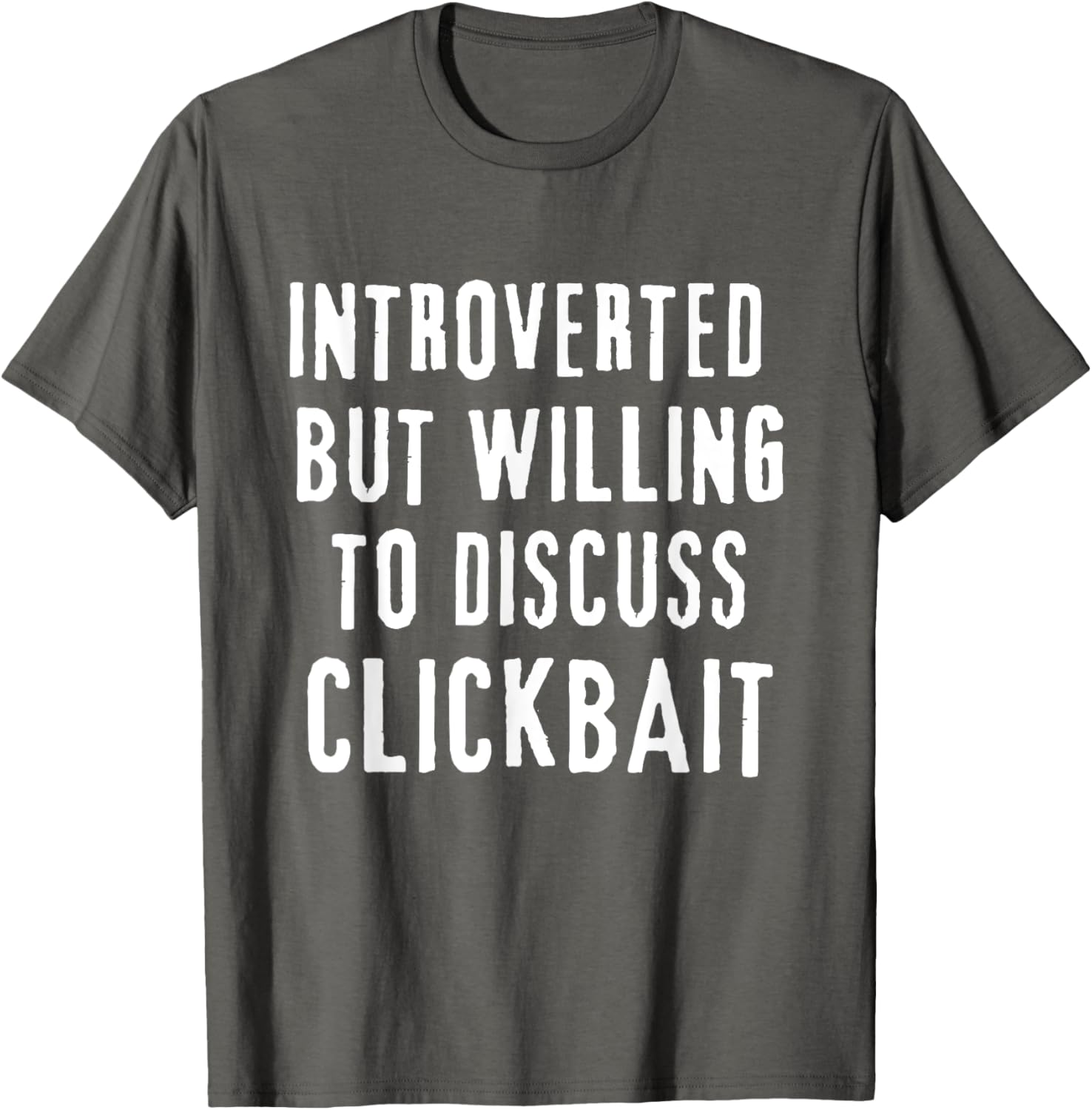 Introverted But Willing to Discuss T-Shirt Fun and Quirky Graphic Tee - 10