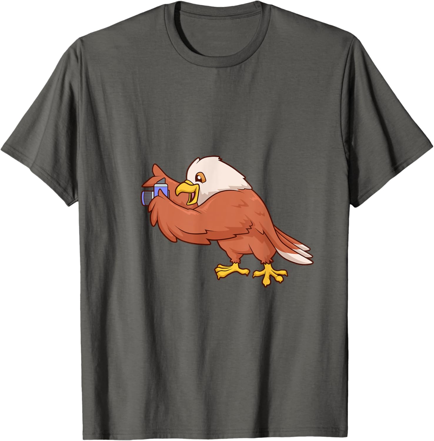 Eagle with Camera T-Shirt Perfect for Bird Lovers and Nature Enthusiasts - 14