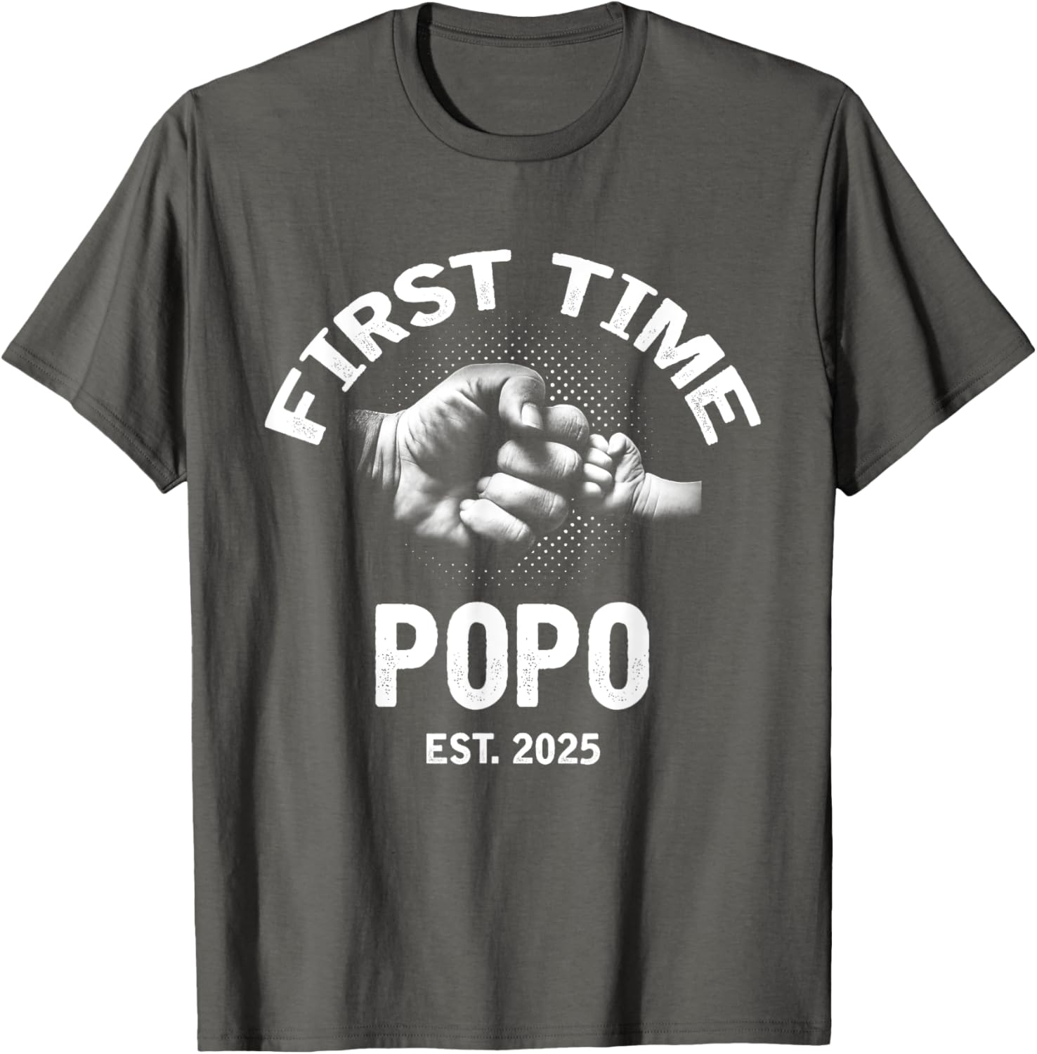 First Time Popo 2025 Father's Day Vintage T-Shirt for Dads - 28