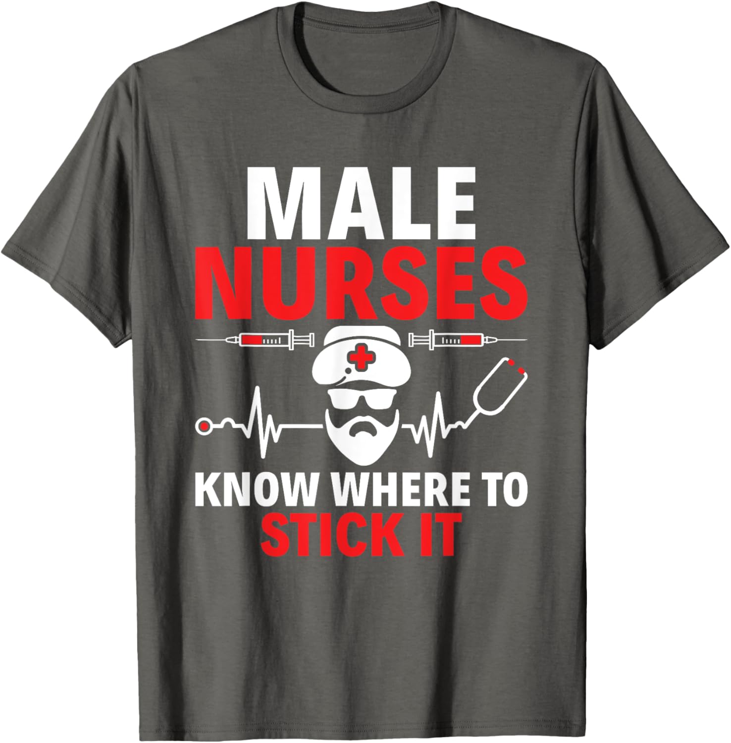 Funny Male Nurse Murse T-Shirt for RN Nurses - Great Gift Idea! - 8