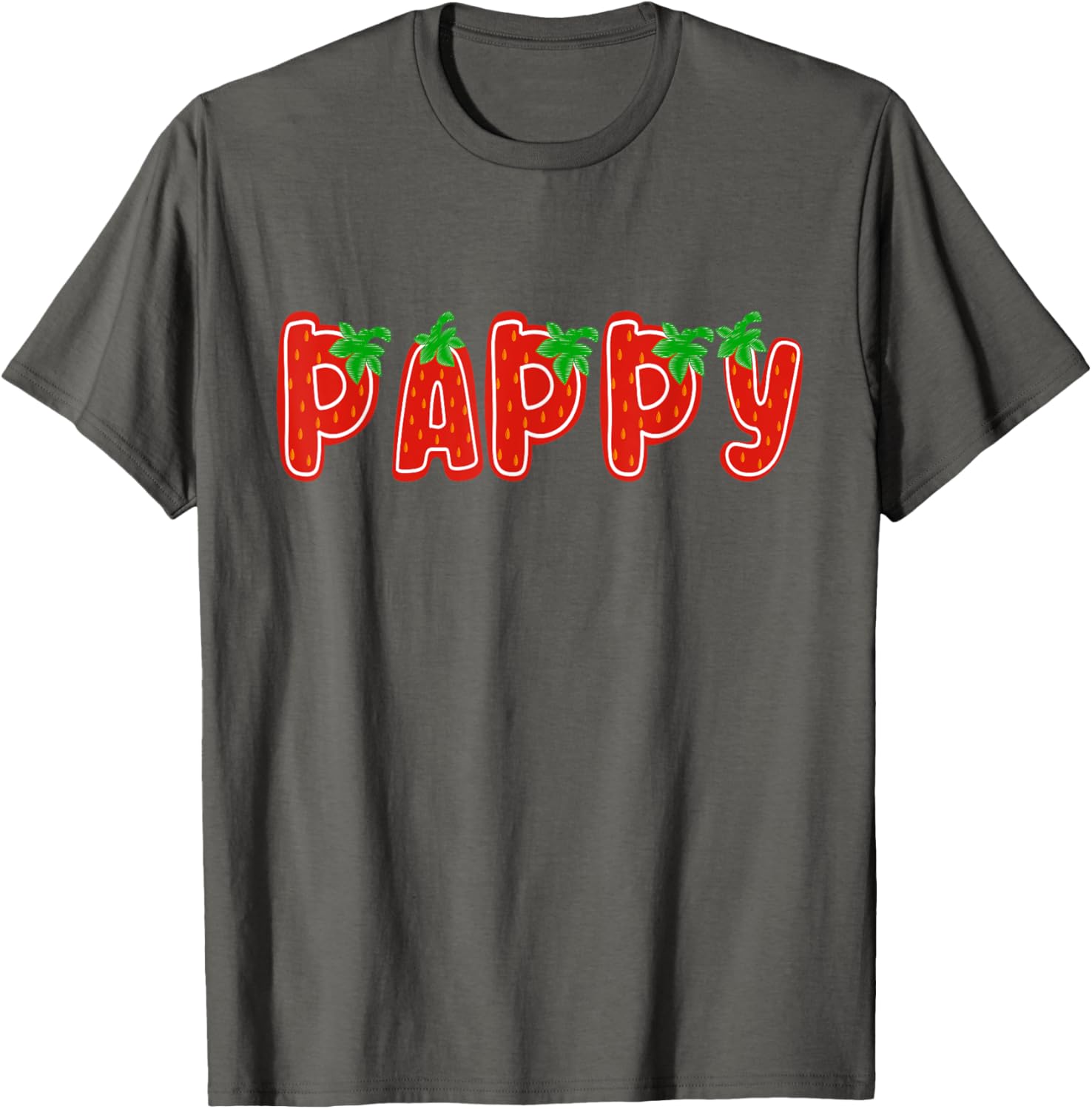 Strawberry Pappy Funny First Birthday Family Matching T-Shirt - 4