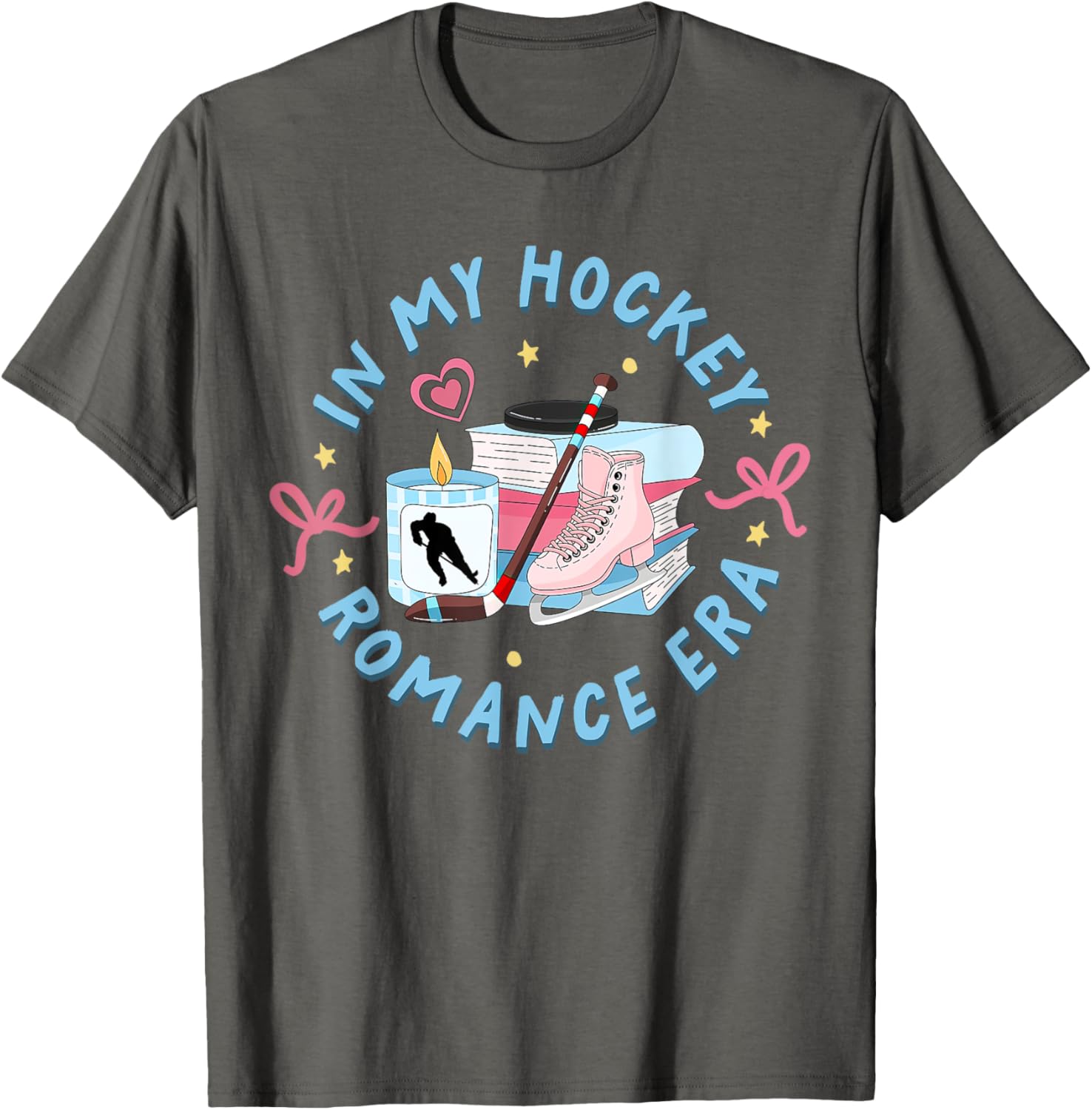 Funny Hockey Romance Reader T-Shirt for Sport Lovers and Fans - 2