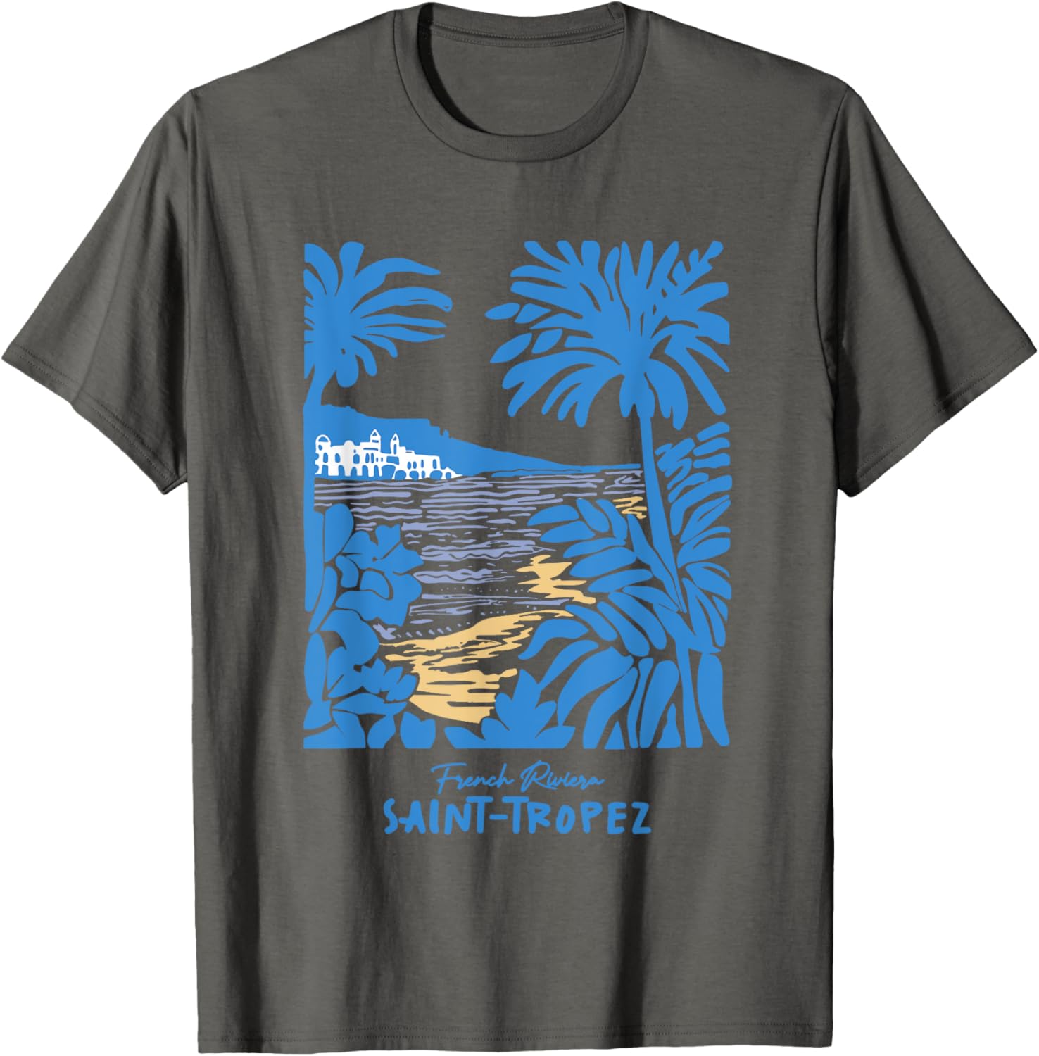 Saint Tropez French Riviera Vacation T-Shirt for Trendy Style Lovers - 17