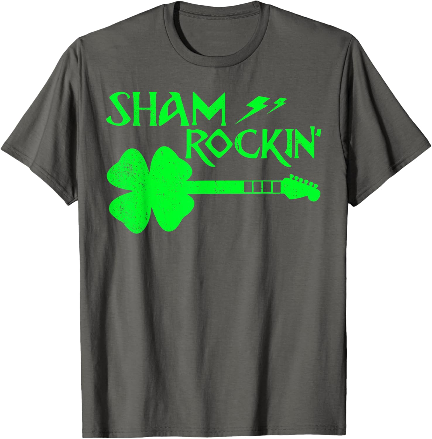 Sham Rockin’ Shamrock Guitar T-Shirt for St. Patrick's Day Celebrations - 23