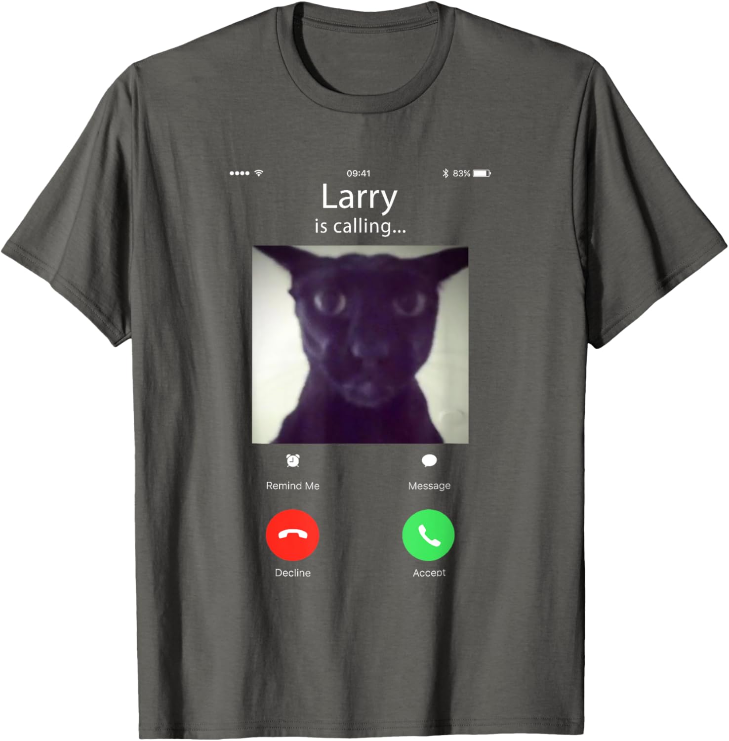 Funny Evil Larry Cat T-Shirt for Men, Women, and Kids - Meme Lovers Unite! - 4