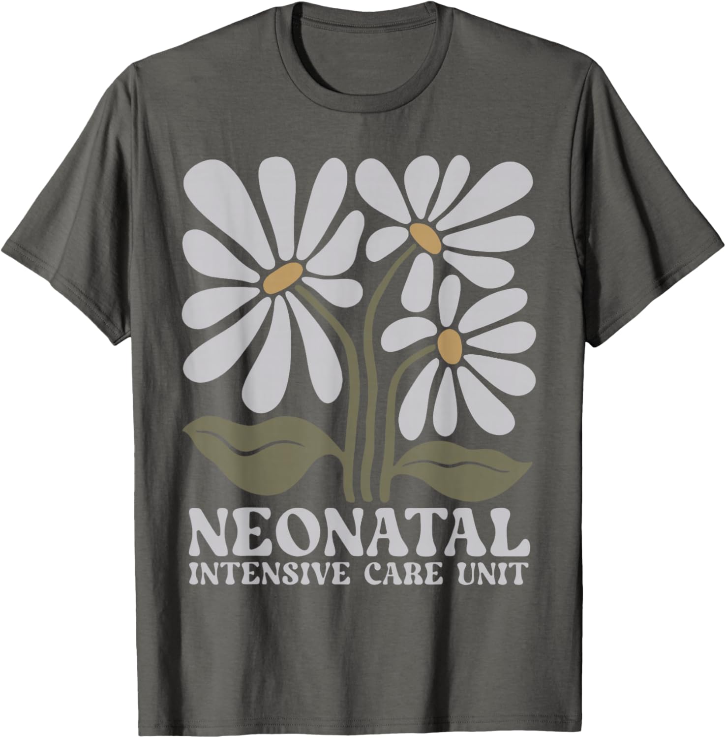 Boho Floral NICU Nurse T-Shirt for Neonatal RNs - Stylish and Comfy - 17
