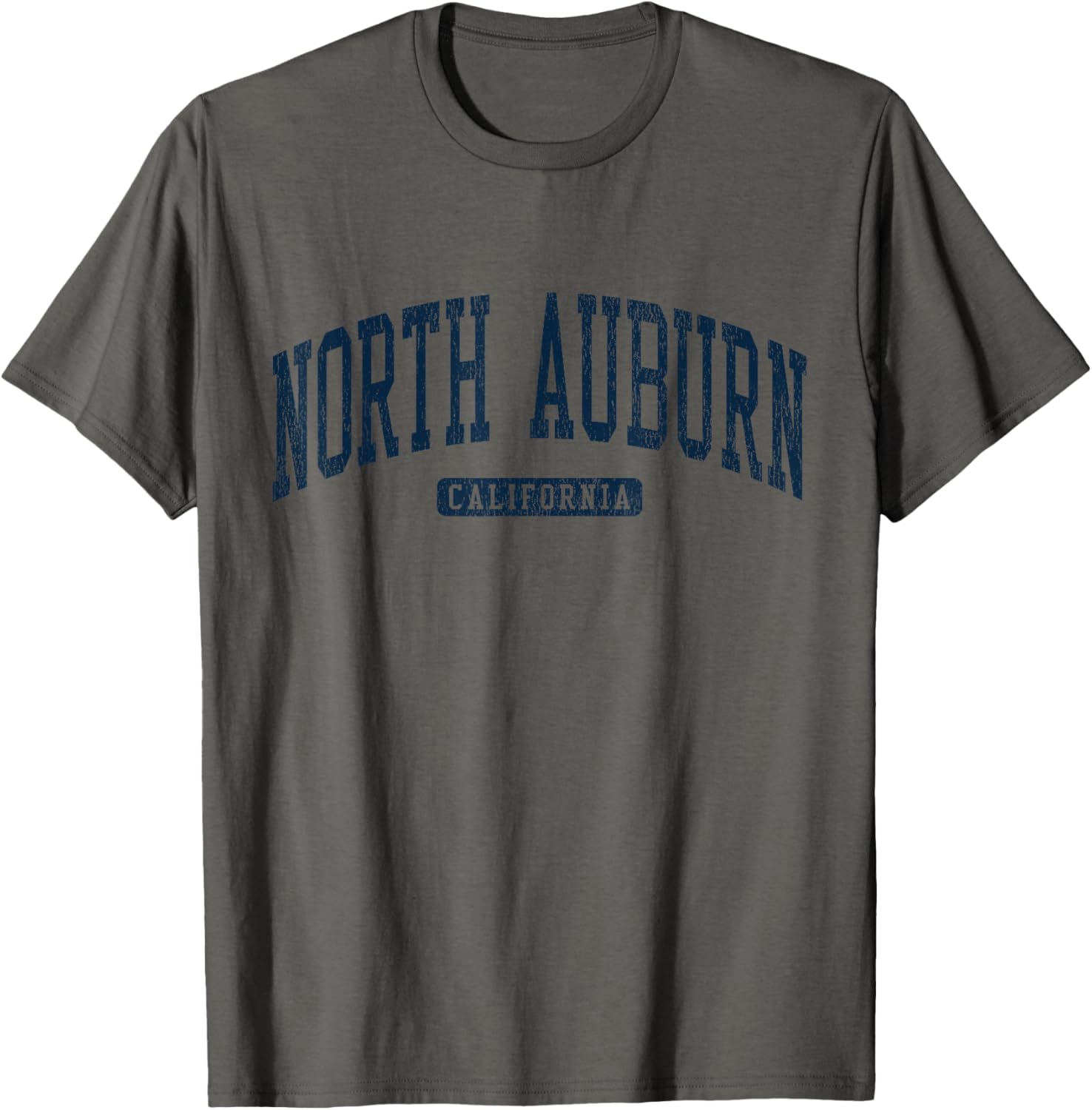 North Auburn California College University Style Blue T-Shirt for Fans - 12