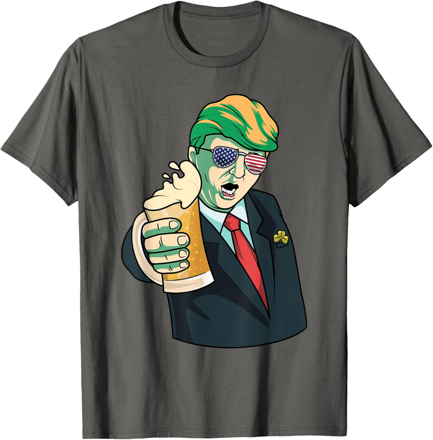 Lucky Donald St Patricks Day T-Shirt for Fun Holiday Cheers - 4