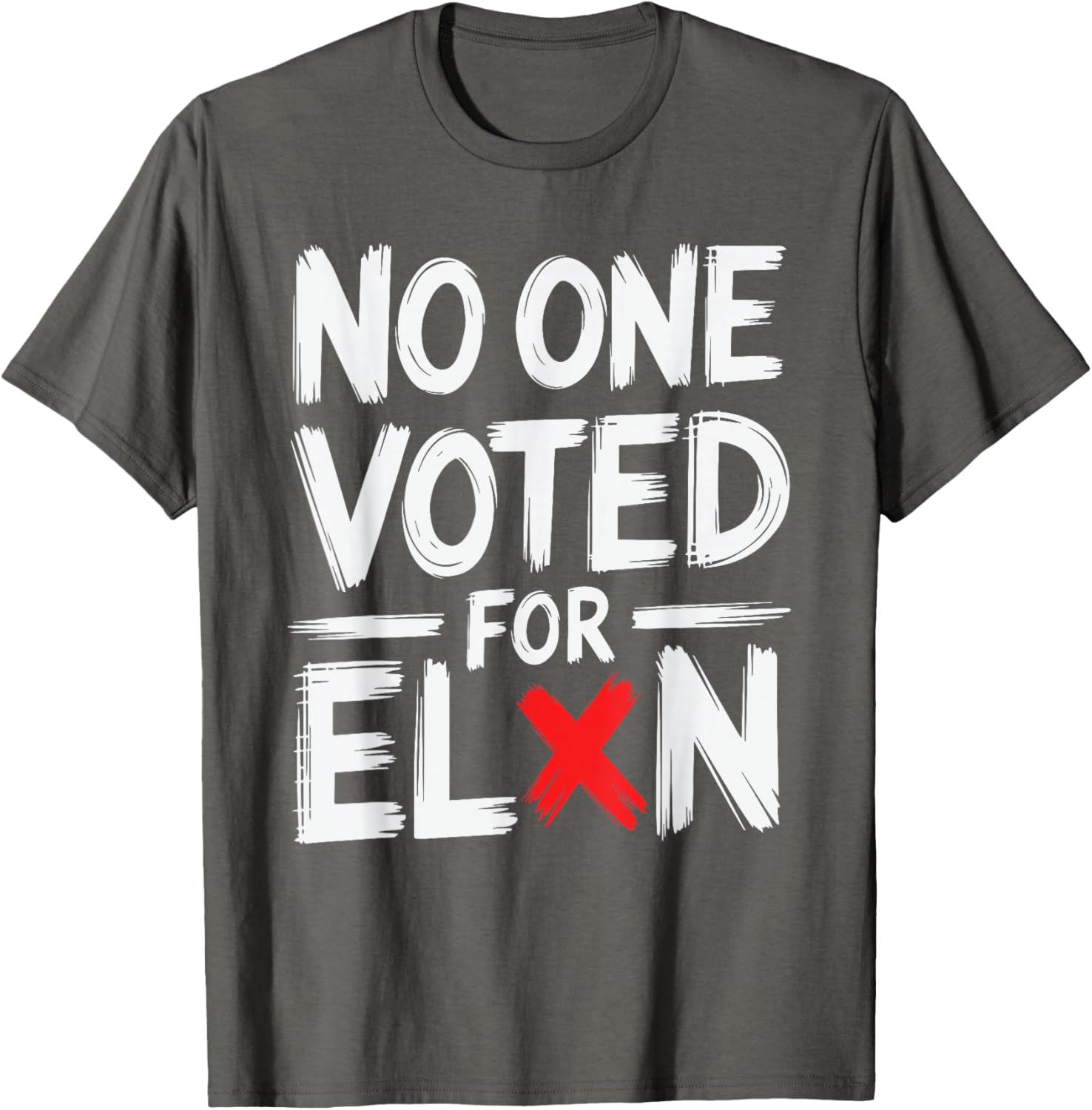 Funny No One Voted For Elon Nobody Elected T-Shirt for Casual Wear - 2