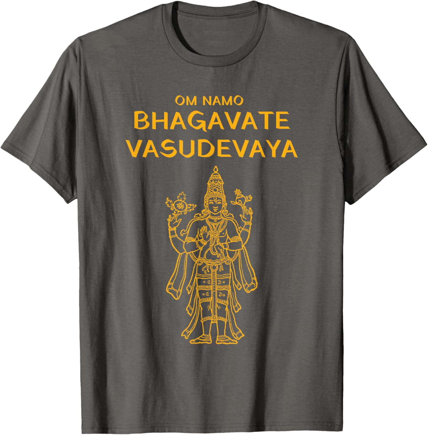 Vishnu Narayana Om Namo Bhagavate Vasudevaya Hindu T-Shirt - 10