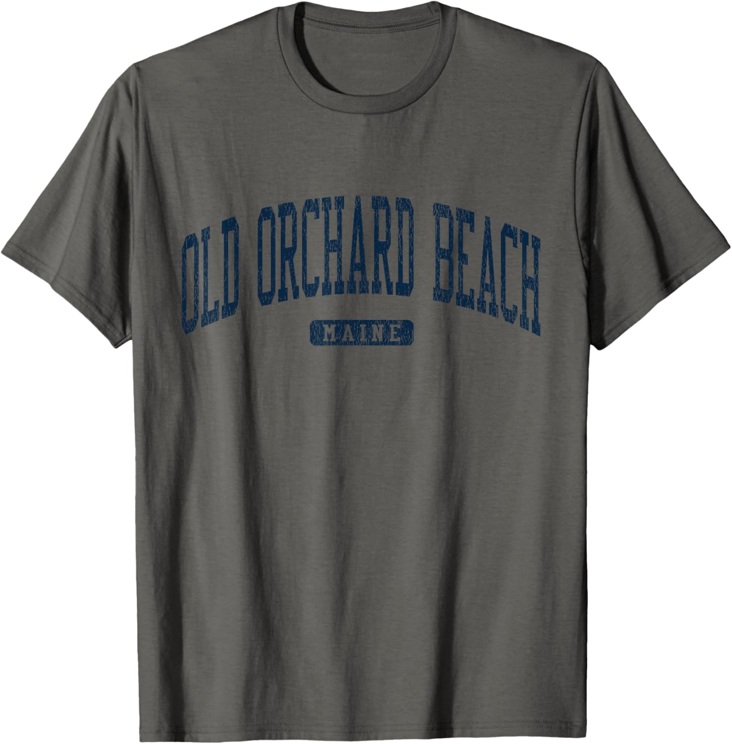 Old Orchard Beach Maine College Style Blue T-Shirt for Casual Wear - 14