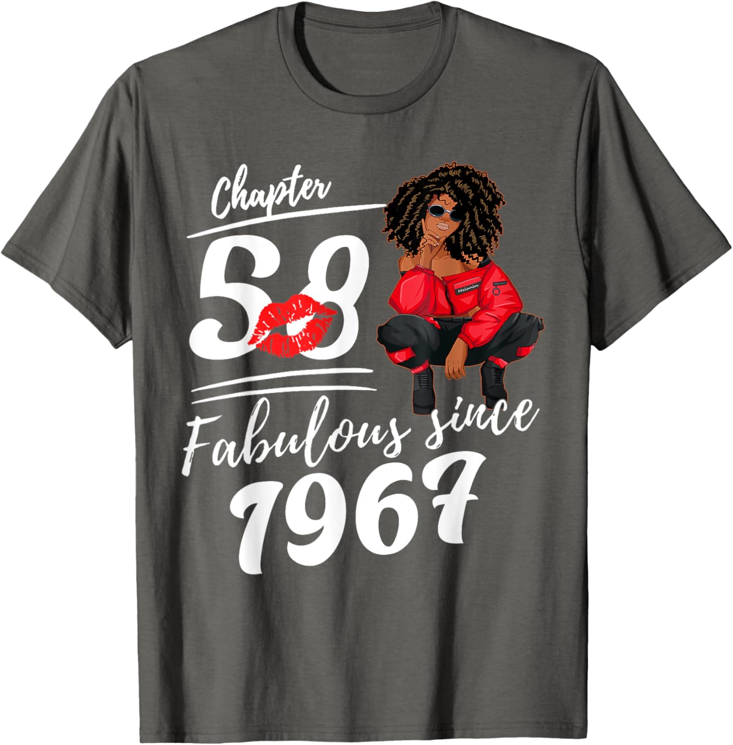 Fabulous Since 1967 58th Birthday Queen T-Shirt for Women Celebrations - 8