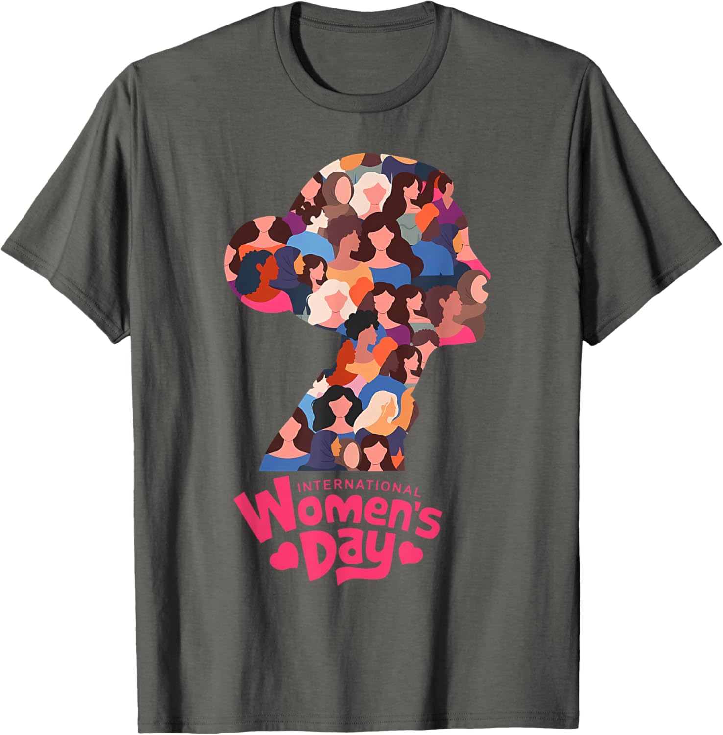 Celebrate Women's Day with Inspire Inclusion Women's T-Shirt for March 8 - 1