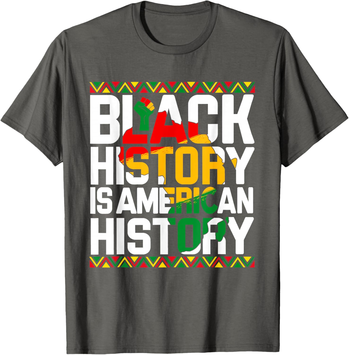 Black History is American History T-Shirt for Melanin Pride and Unity - 11