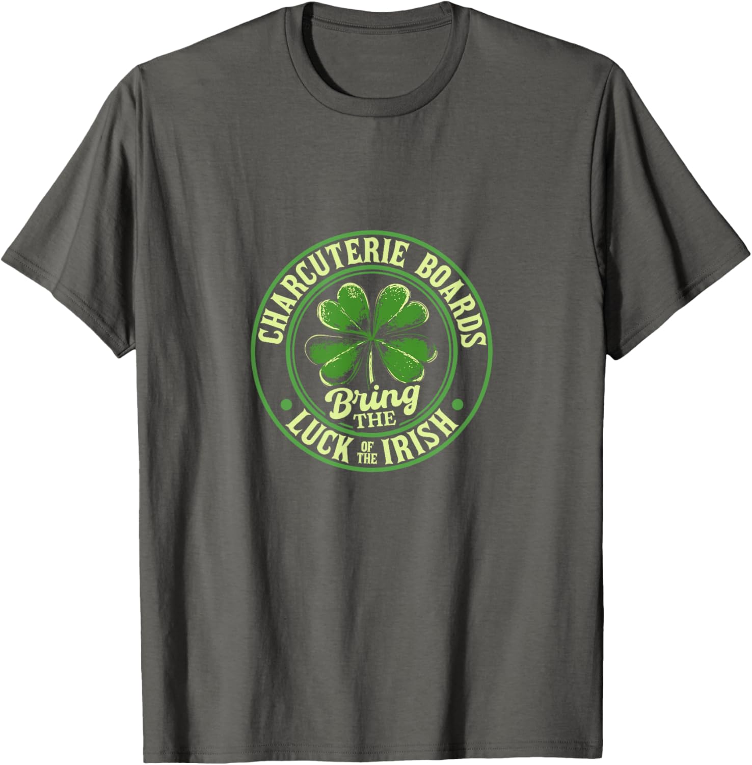 St. Patrick's Day Charcuterie Shamrock T-Shirt for Festive Fun - 10