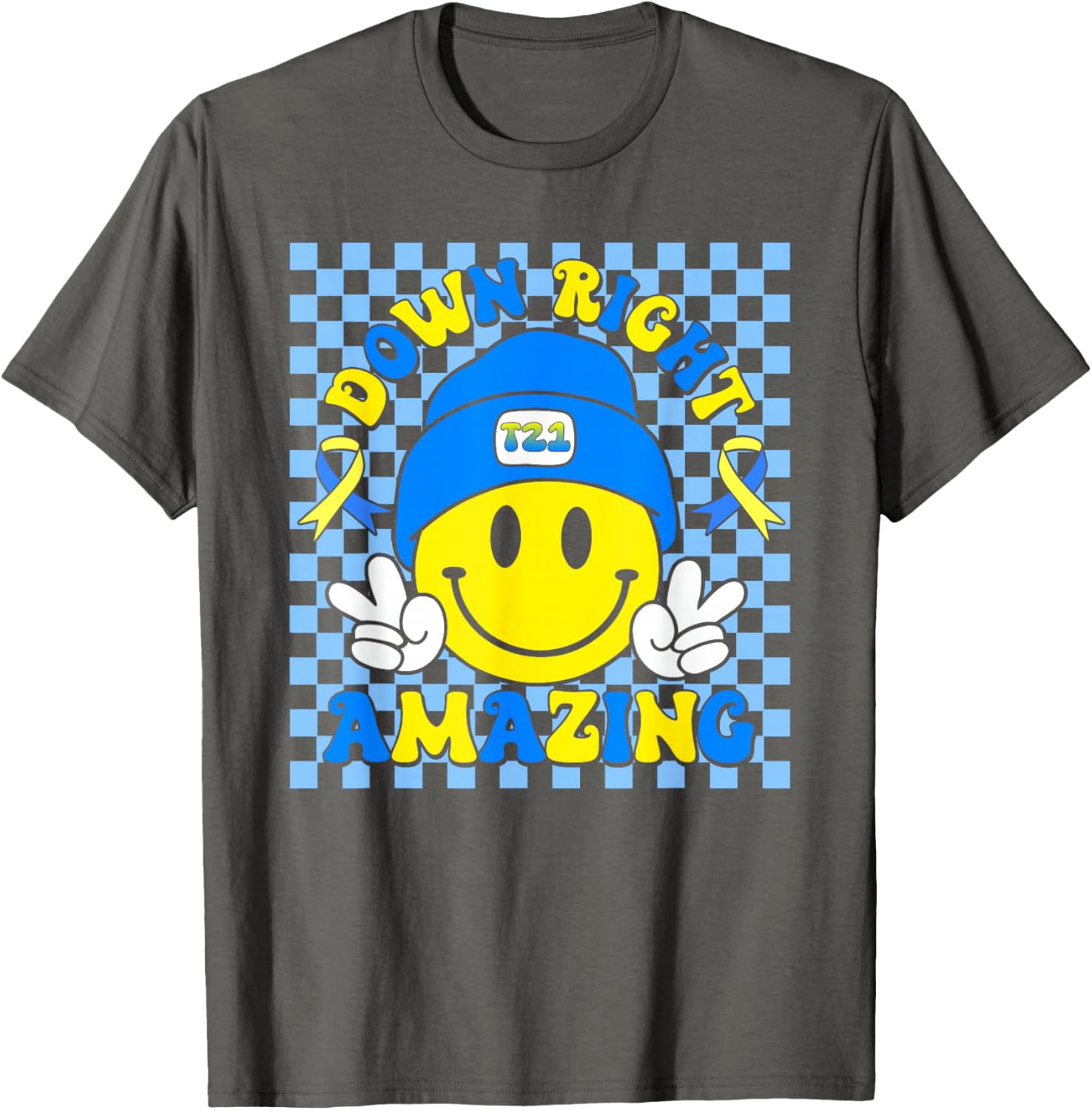 Down Right Amazing Smile Kids T-Shirt for Down Syndrome Awareness - 19