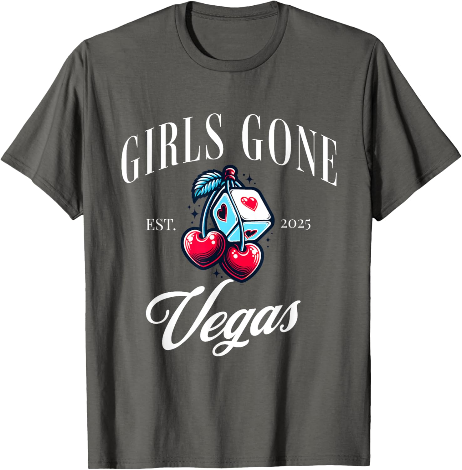 Girls Gone Vegas 2025 Bachelorette Party T-Shirt for Fun Trips - 6