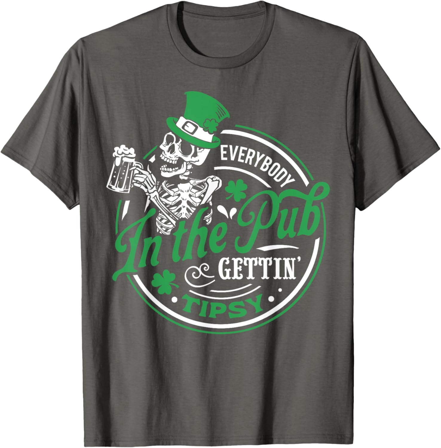 Tipsy St Patricks Day T-Shirt for Men and Women - Fun Pub Celebration Wear - 6