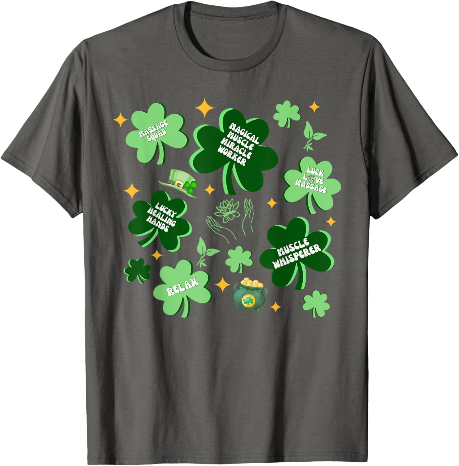 St Patricks Day Massage Therapist Graduation T-Shirt for LMTs - 3