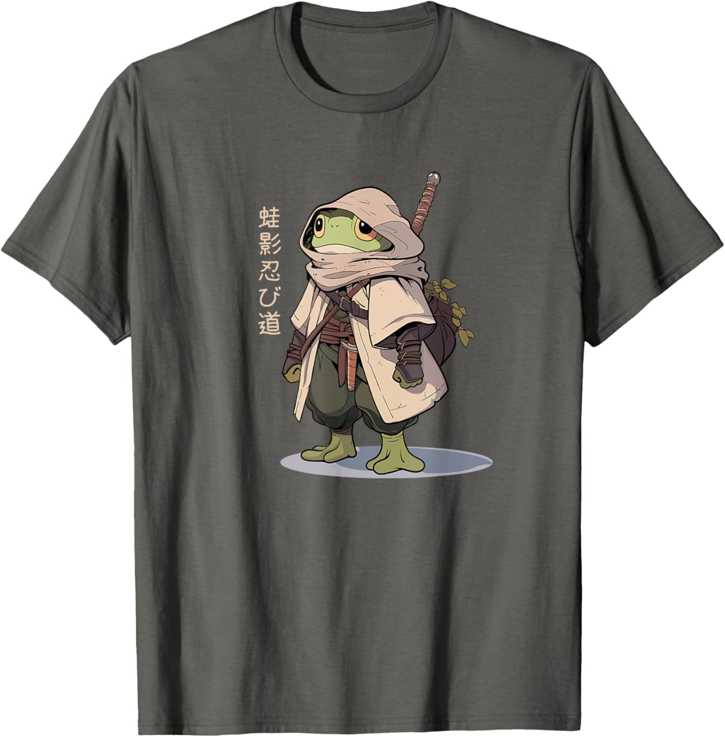 Japanese Frog Warrior Ninja T-Shirt - Unique Artwork for Animal Lovers - 5