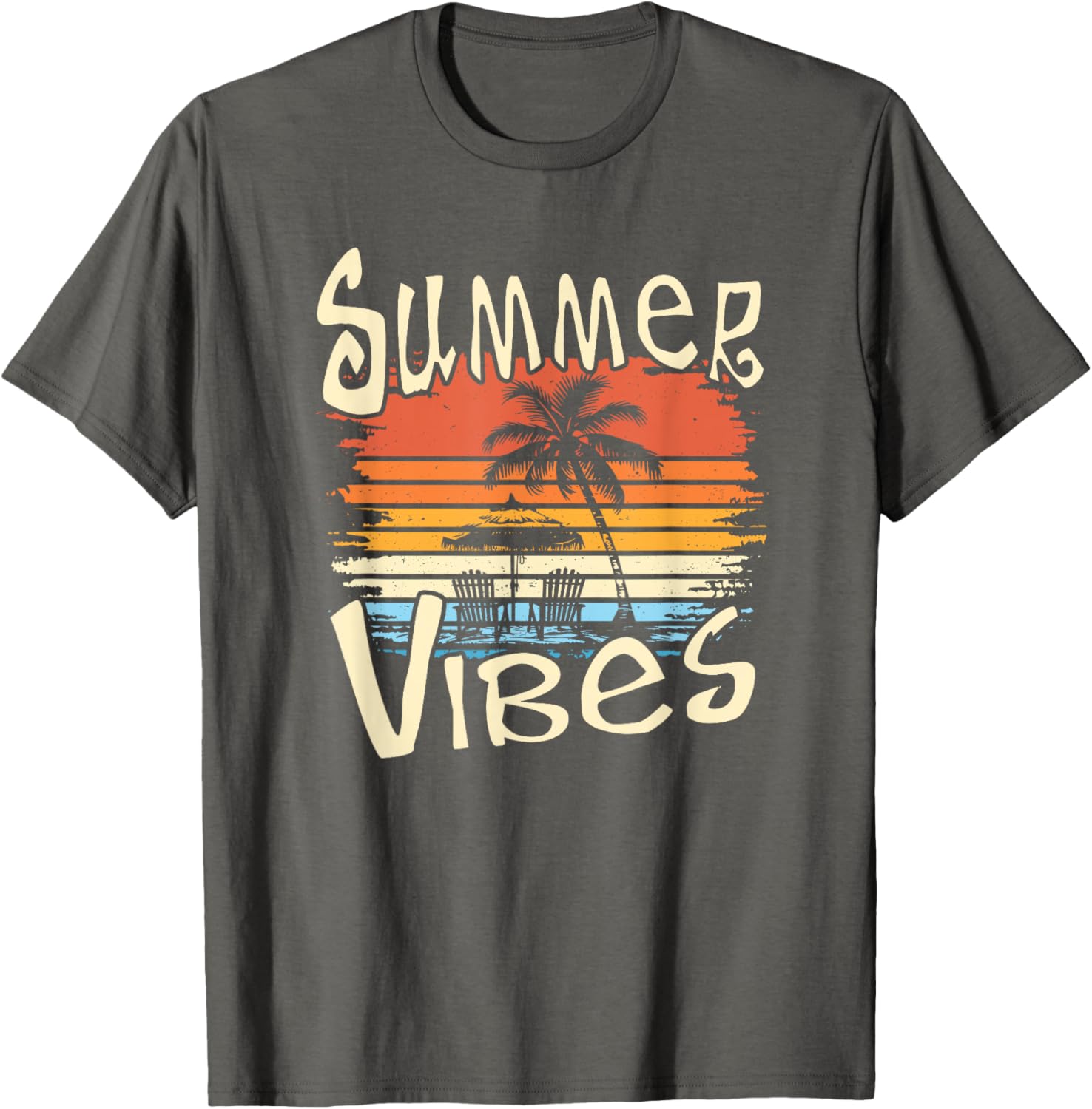 Summer Vibes Retro Palm Tree T-Shirt for Fun and Stylish Days - 16