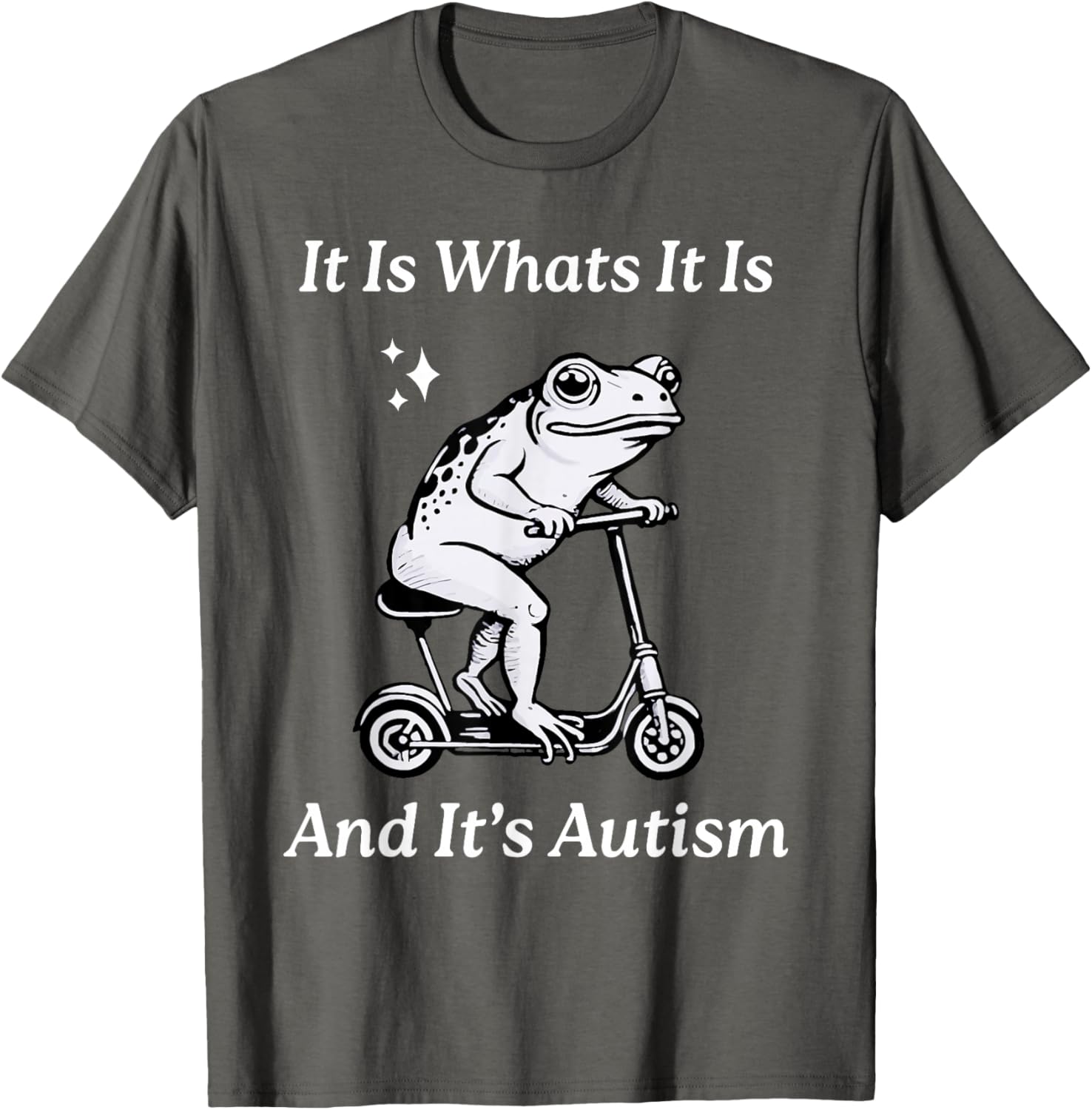 Humorous Autism Awareness T-Shirt - It Is What It Is Funny Meme - 4