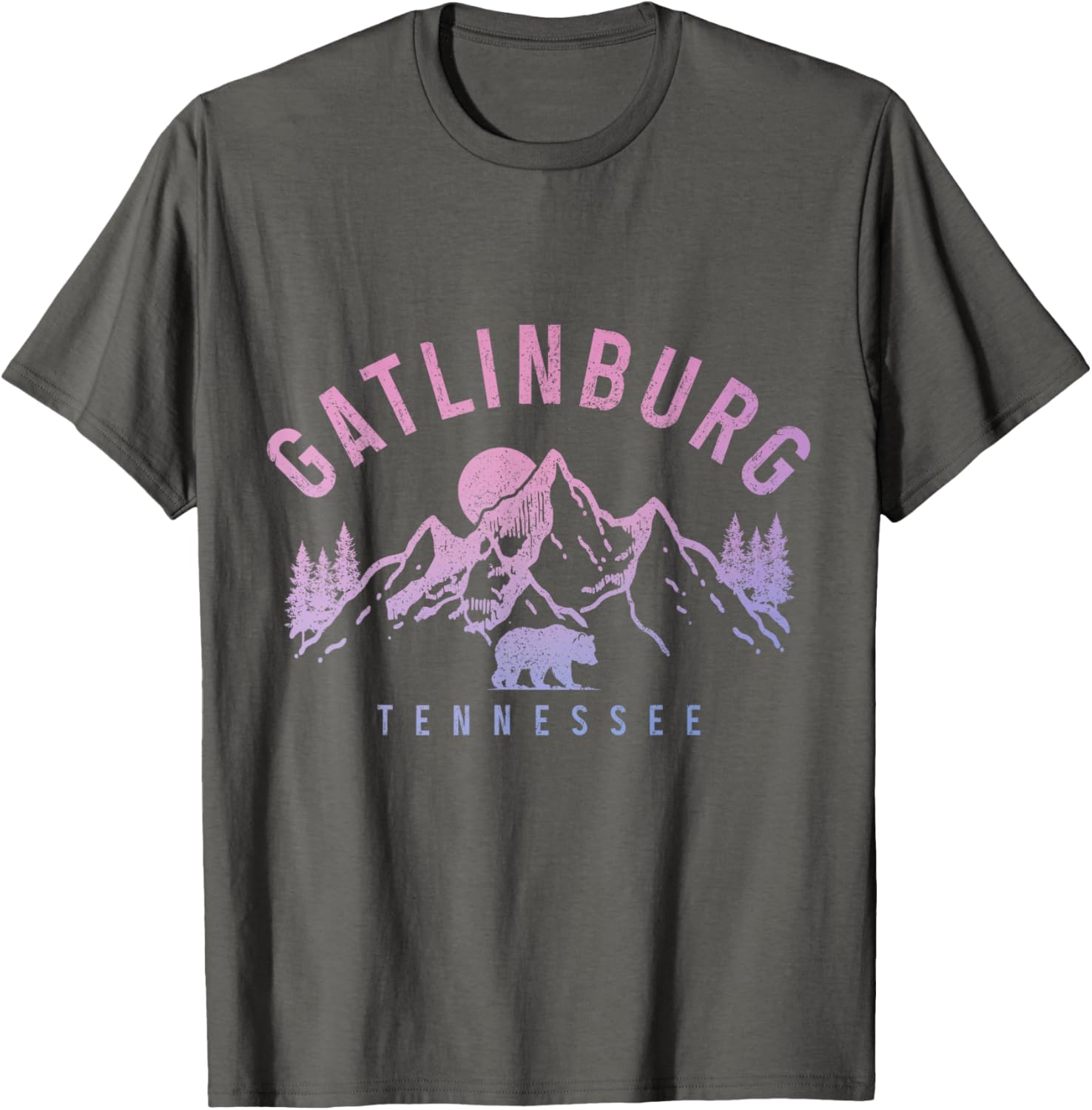 Gatlinburg Mountains Bear Vintage T-Shirt for Nature Lovers and Adventurers - 4