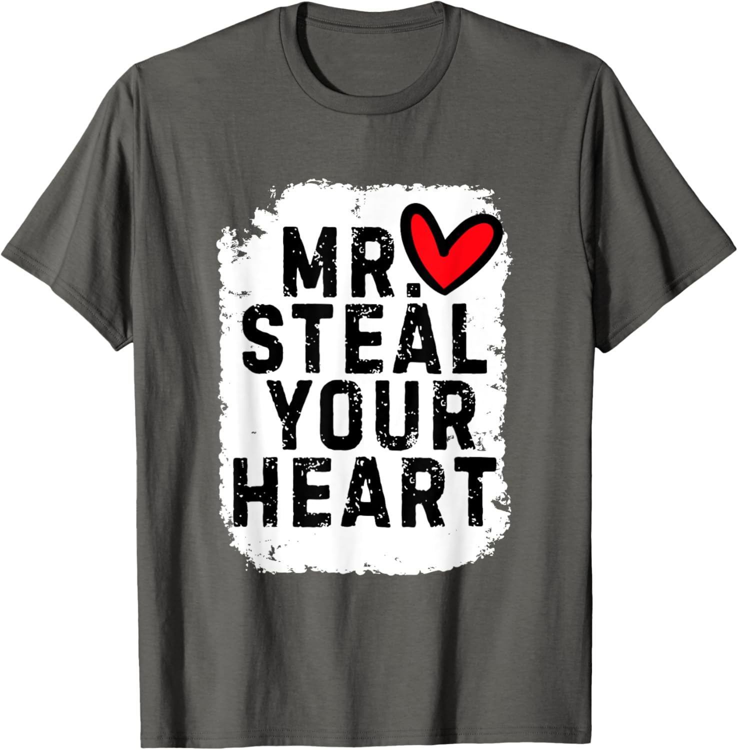 Mr Steal Your Heart Boys Toddler Valentine's Day T-Shirt for Kids - 16
