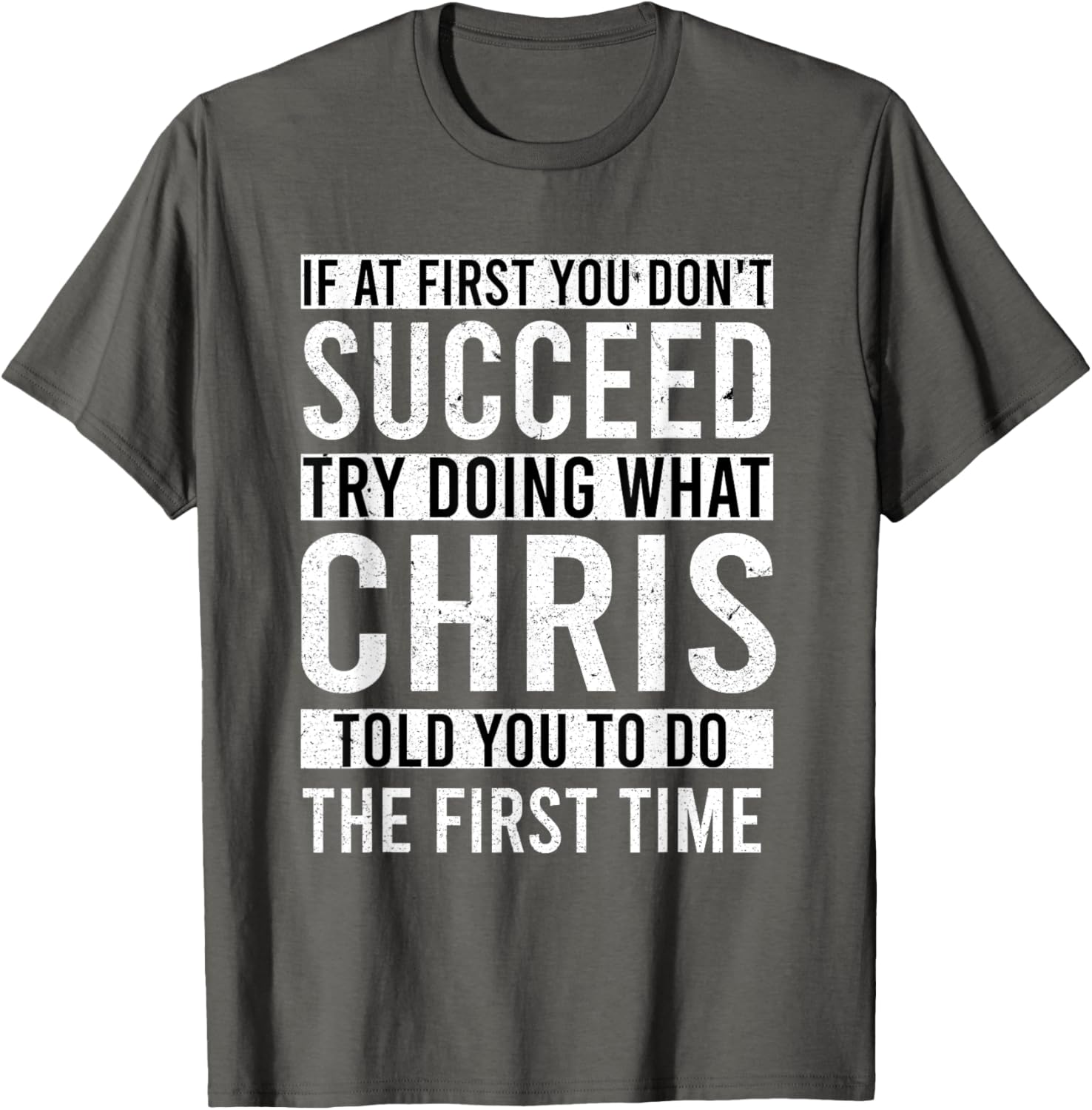 Funny Personalized CHRIS T-Shirt Gift for Dad - Unique Men's Apparel - 14