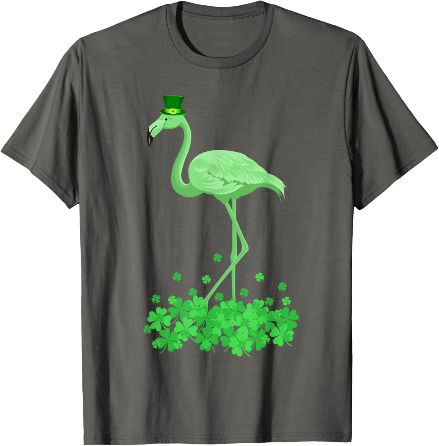 Lucky Leprechaun Flamingo T-Shirt for St Patrick's Day Fun - 9