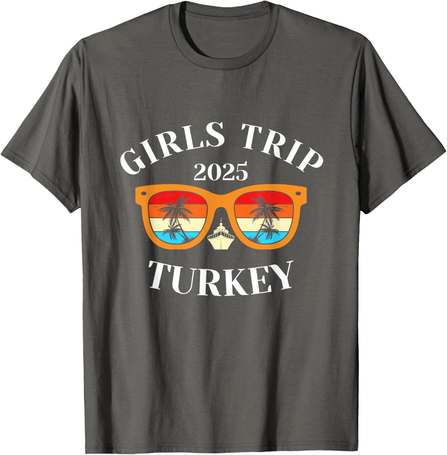 Girls Trip 2025 Turkey Vacation T-Shirt for Fun Travel Adventures - 6