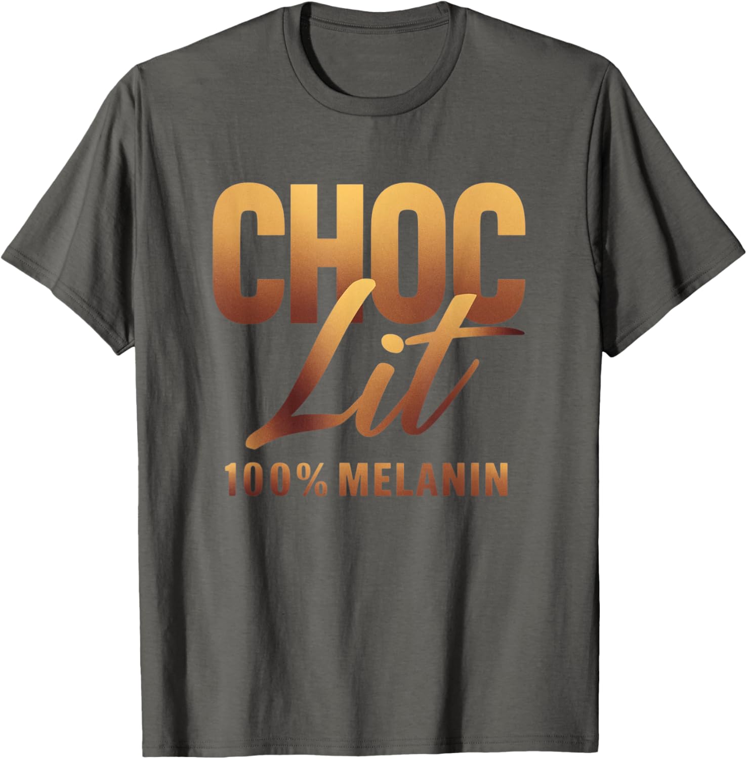 Choclit 100% Melanin Black History Afro Motivation T-Shirt for Everyone - 6