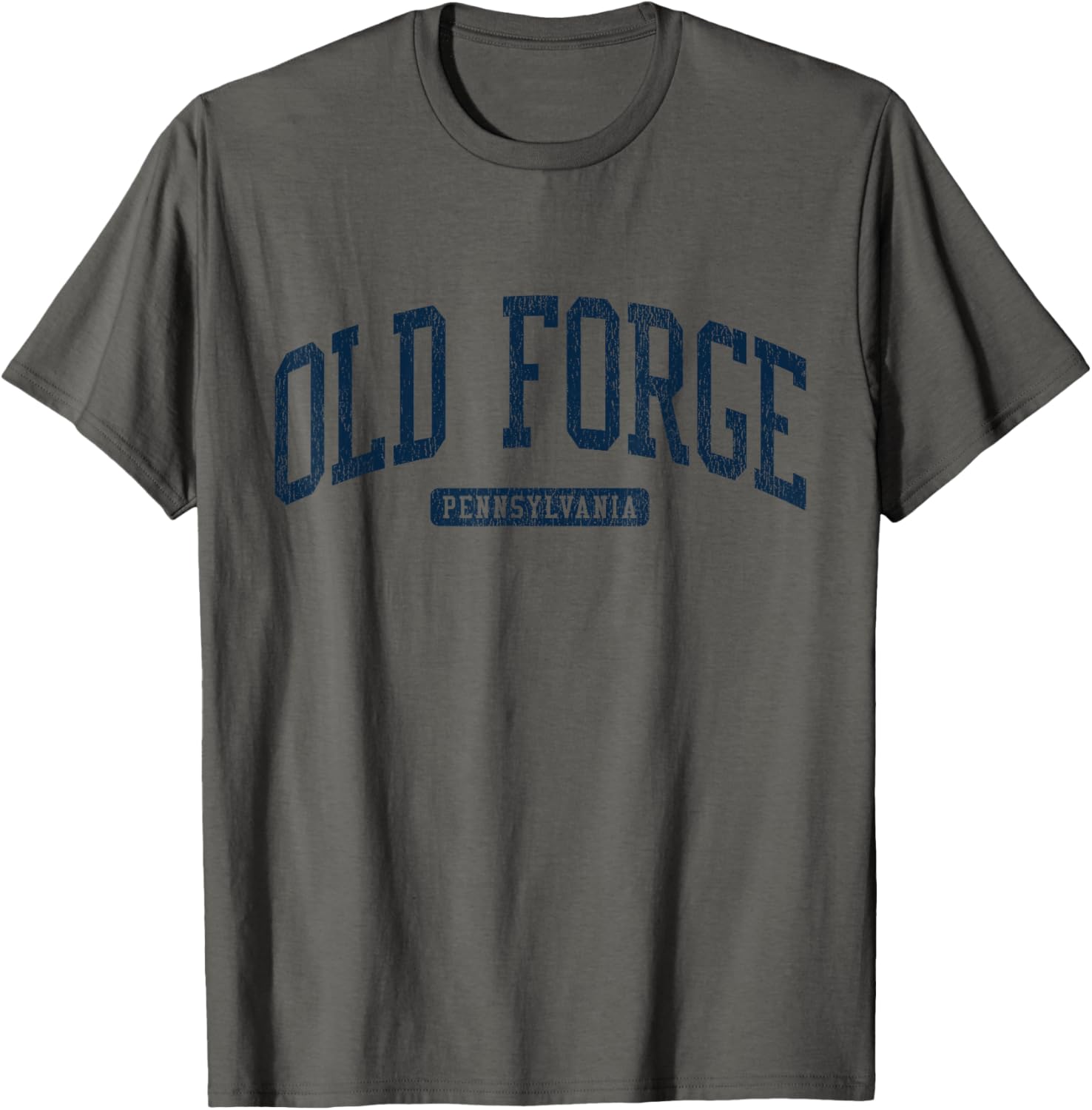 Old Forge PA College Style Blue T-Shirt for Students and Alumni - 15