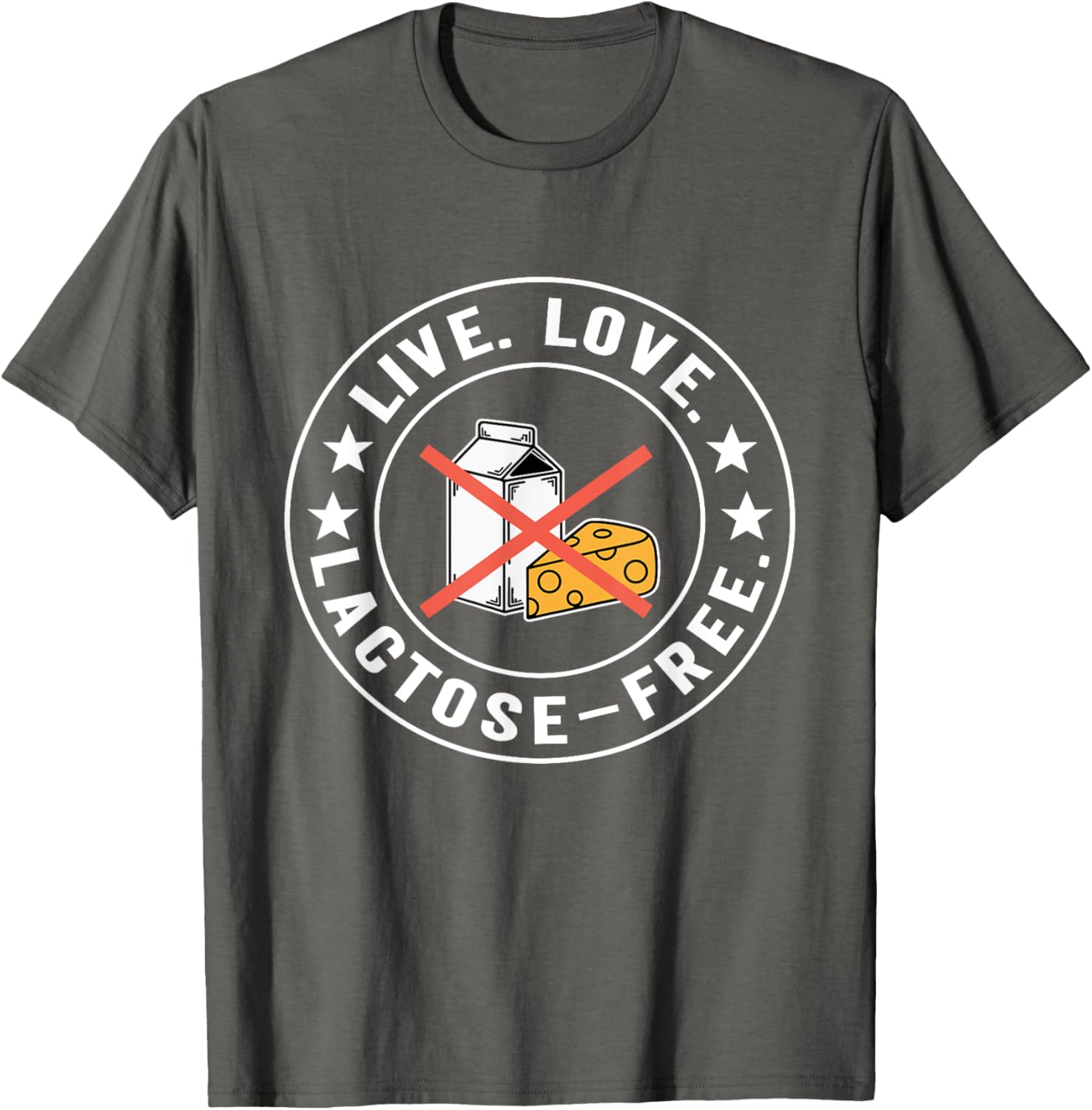 Funny Lactose Intolerance T-Shirt for Dairy Allergy Awareness and Comfort - 9