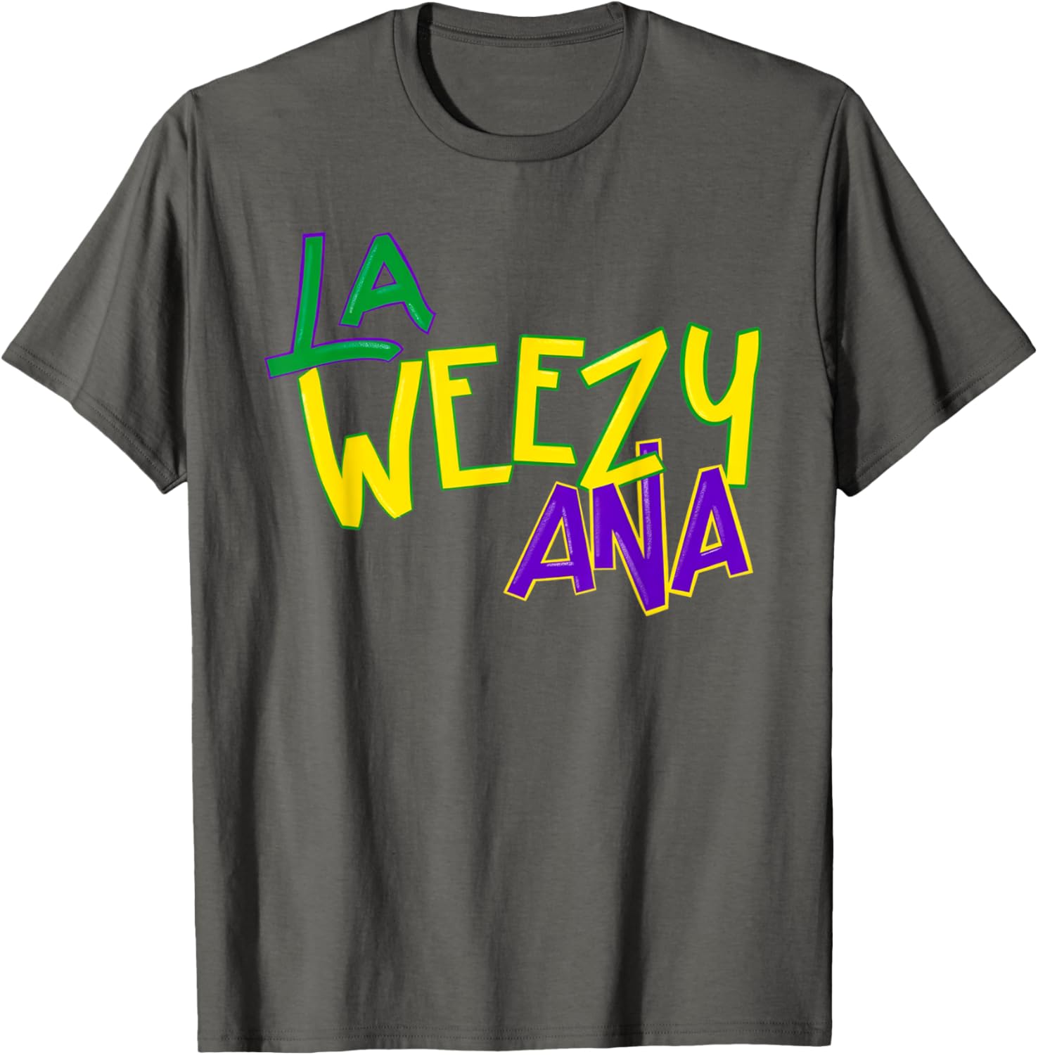 La Weezy Ana Mardi Gras T-Shirt for Fat Tuesday Fun in Louisiana - 8